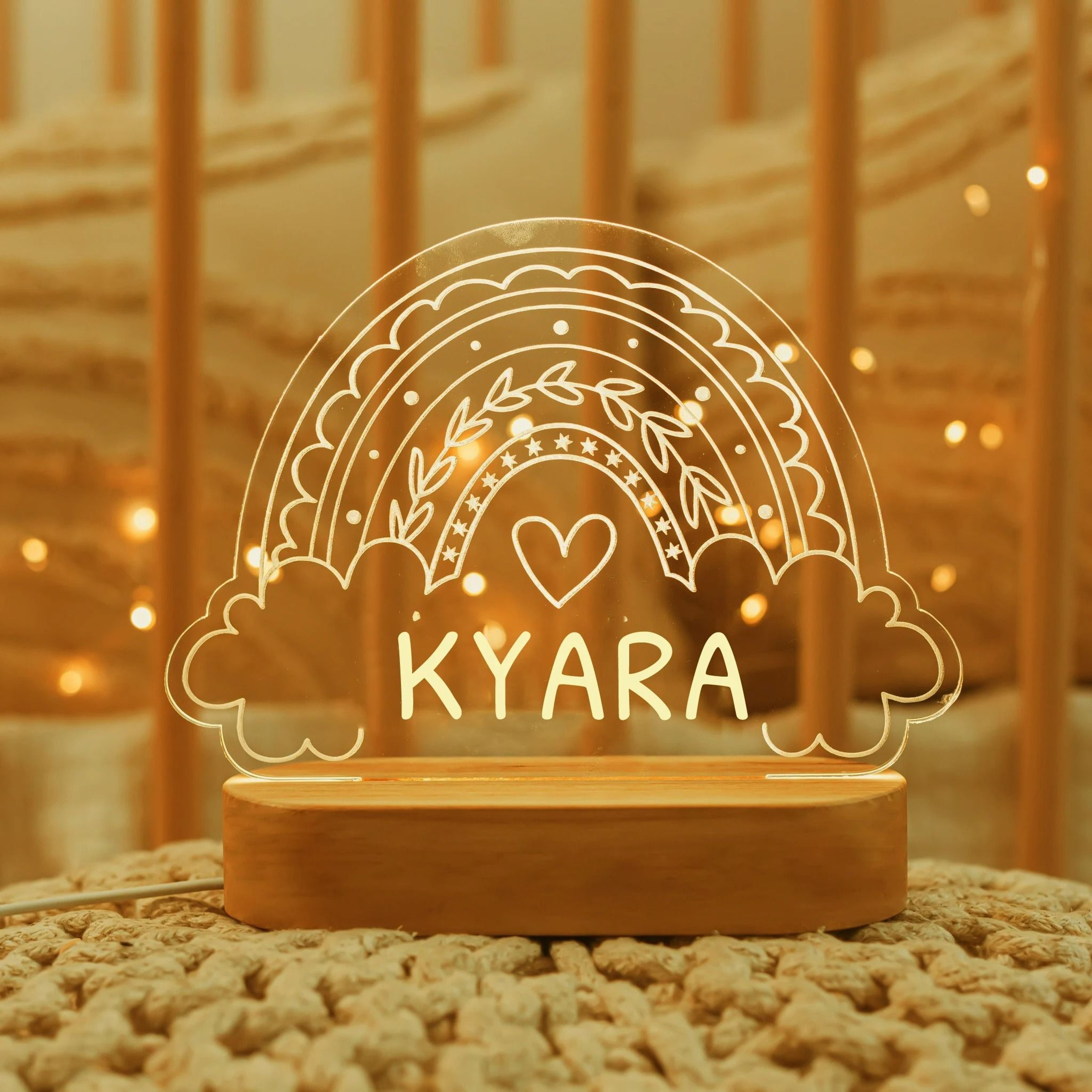 Personalized Children Name LED Night Light 7