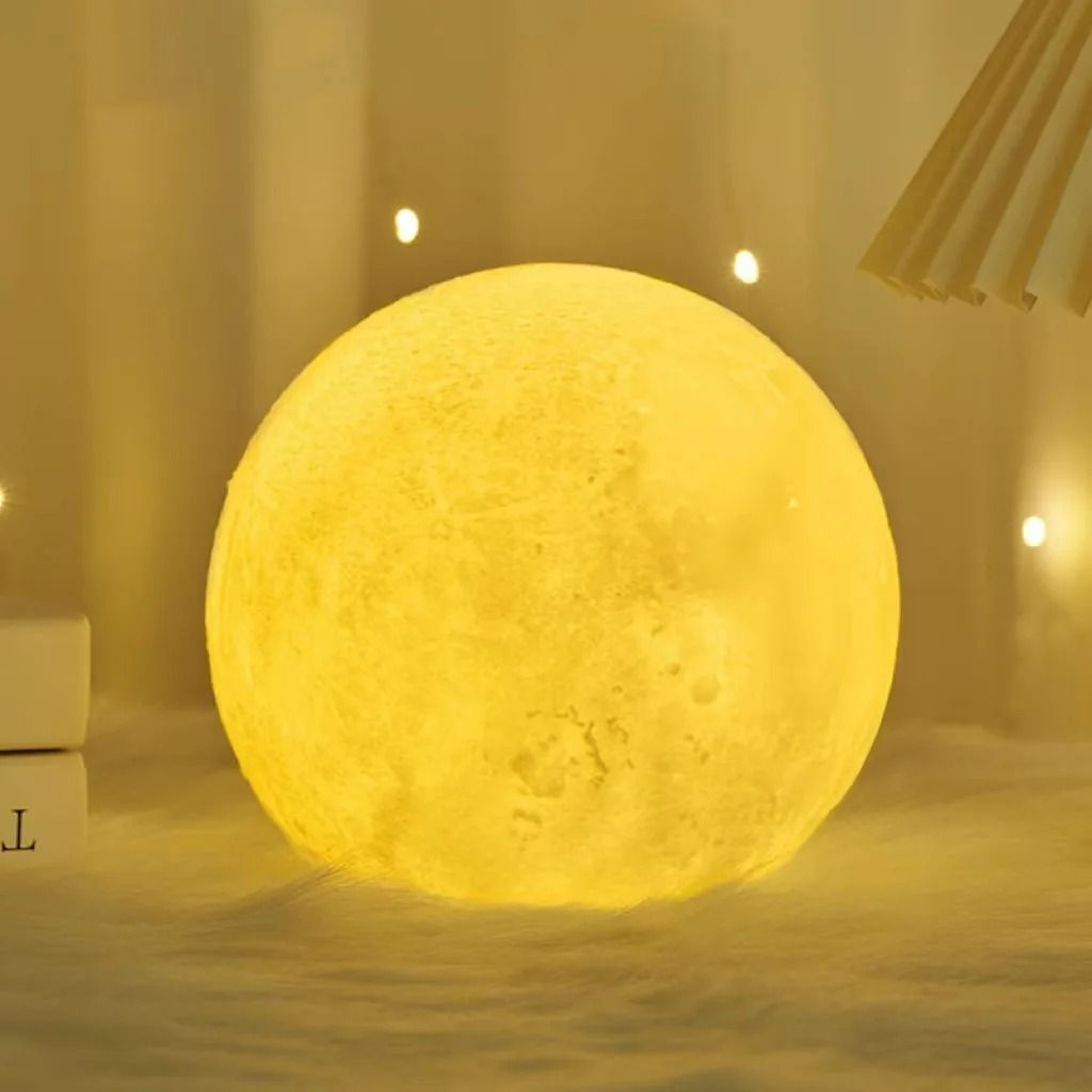 DIY HandPainted Moon LED Night Light Kit 3