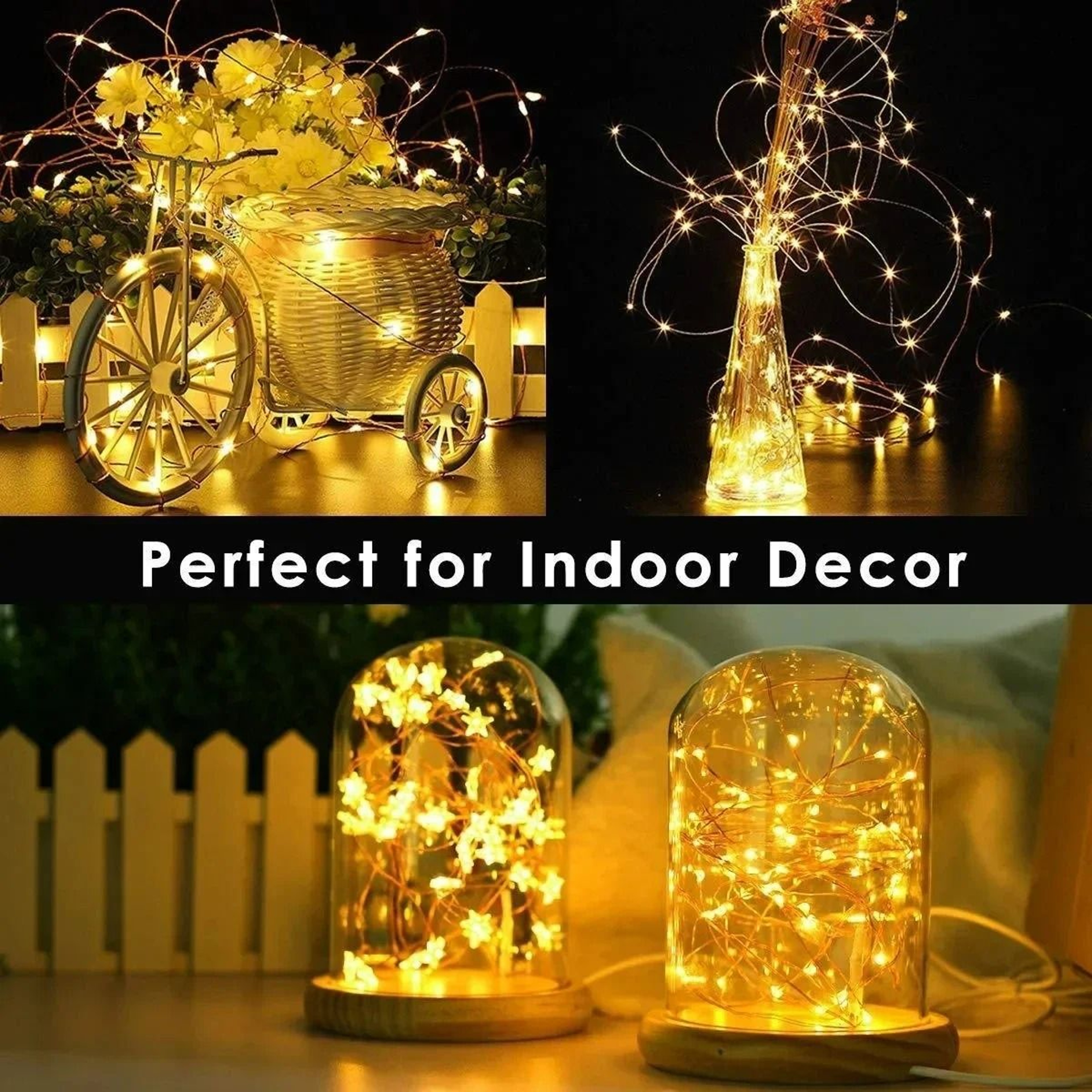 USB 8Mode RemoteControl LED String Lights 5