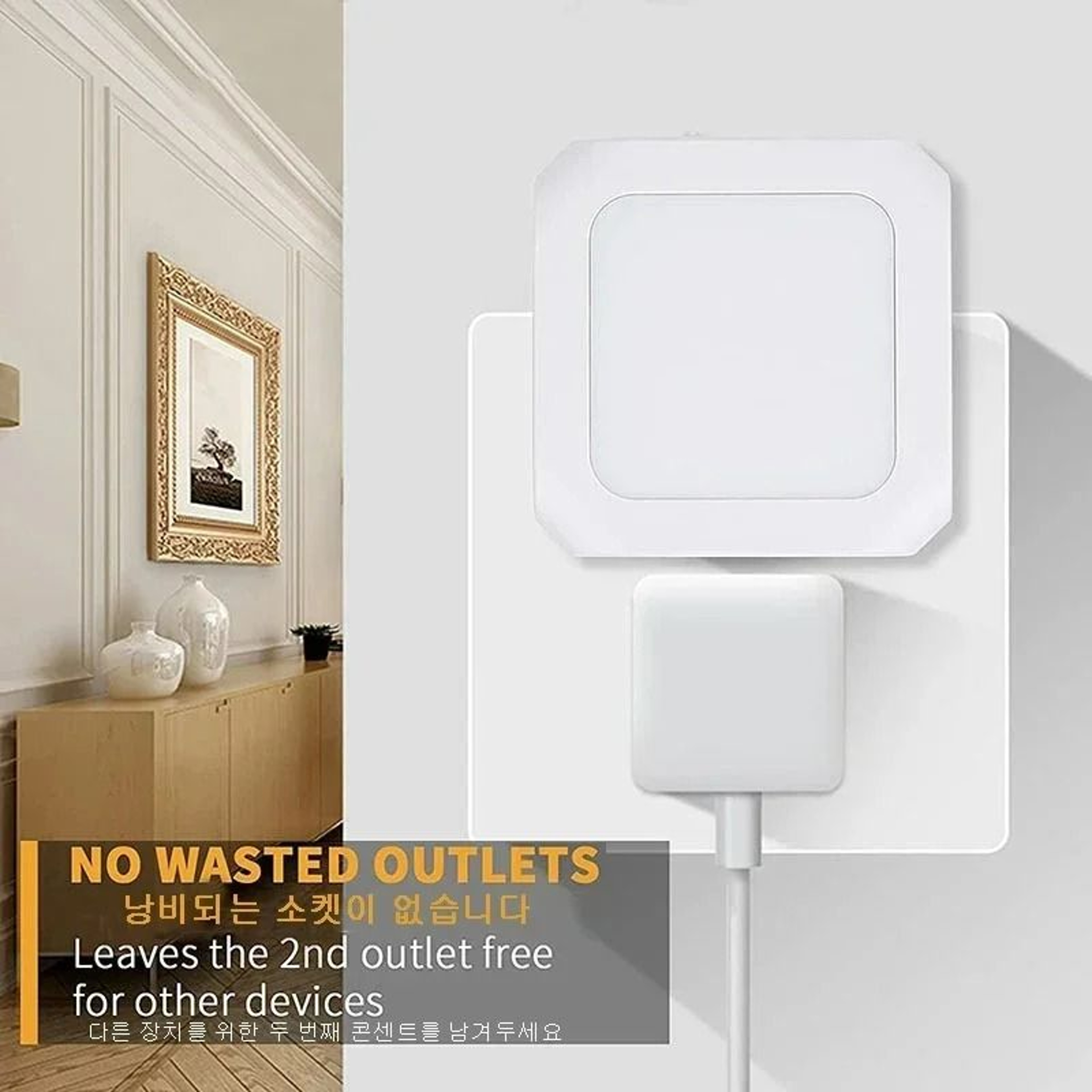 Mini Square PlugIn LED Night Light 4