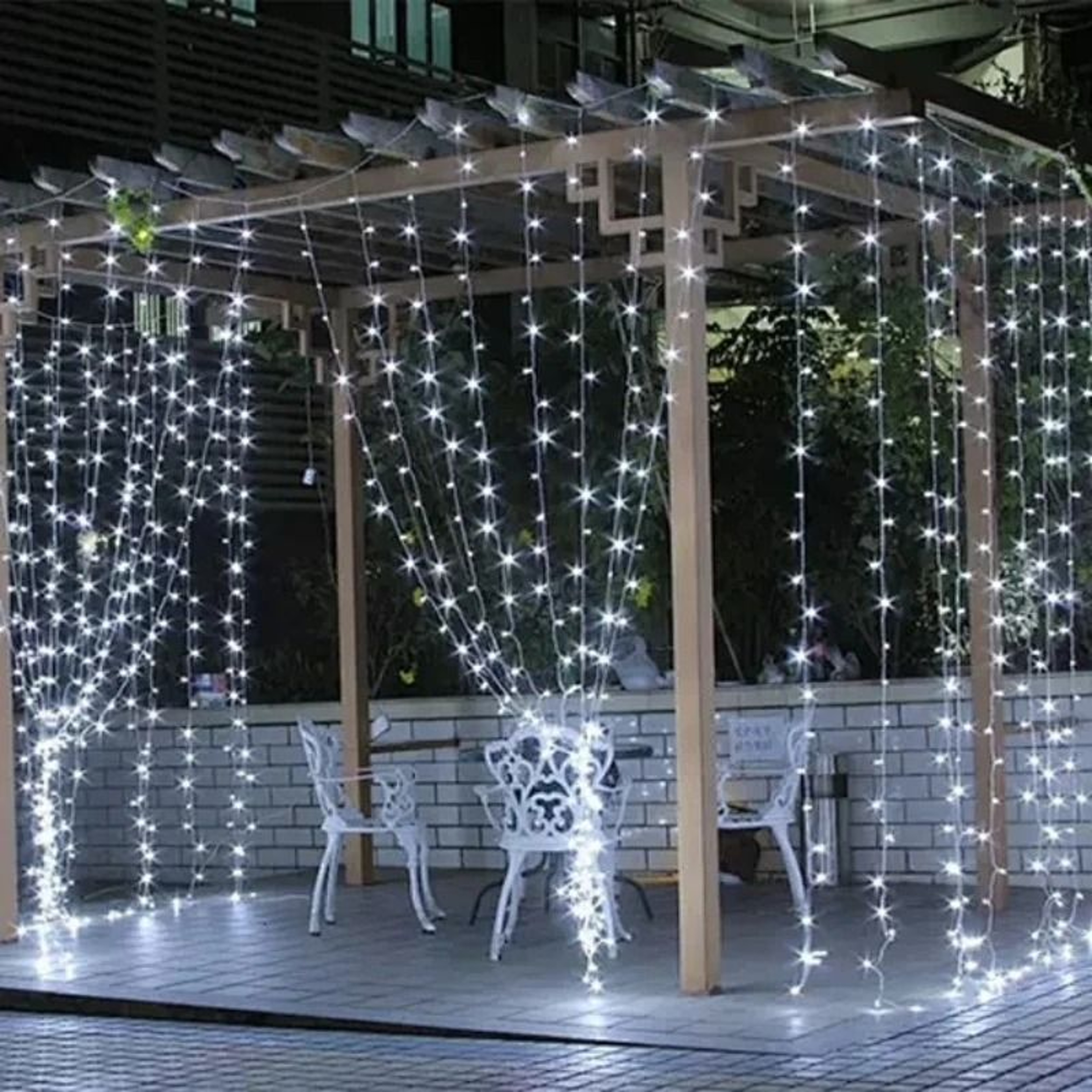 Cool USB LED Curtain Lights Remote Control Hanging Garland Lights 7