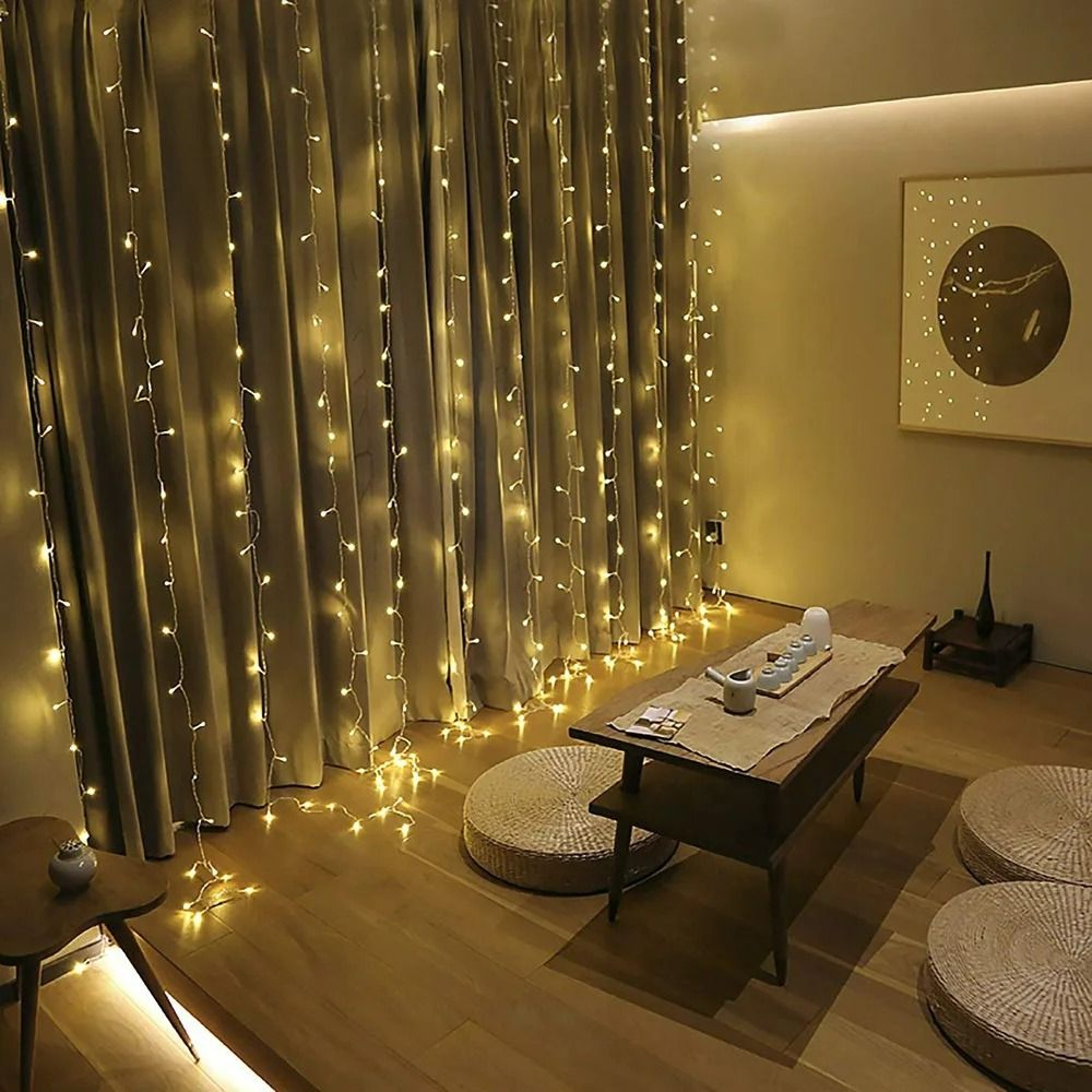 USB Connectable Fairy Curtain Lights Remote Control String Lights 2
