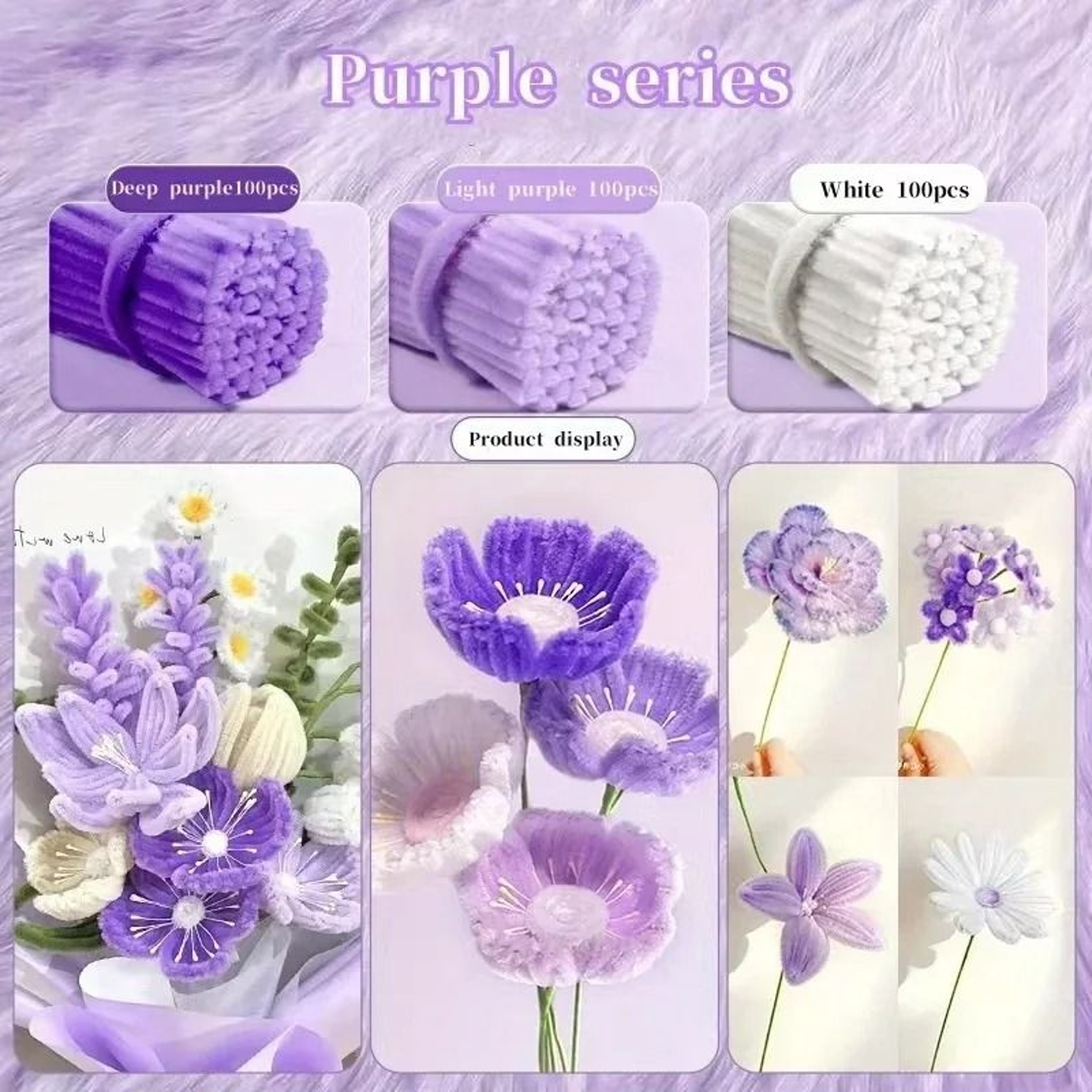 Chenille Stems 118 In 30 Cm Craft Pipe Cleaners 1