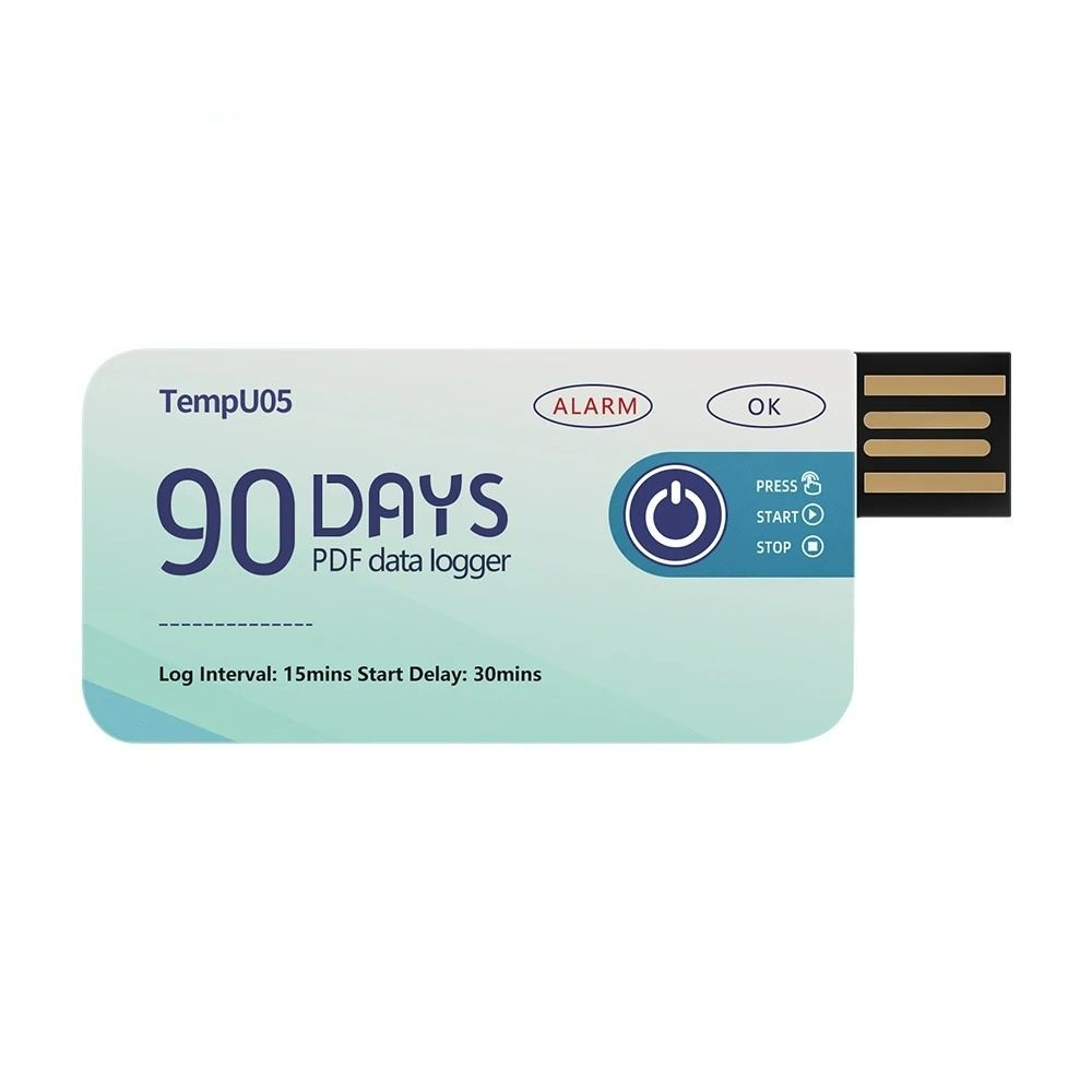 SingleUse USB Temperature Data Logger 5Pack 0