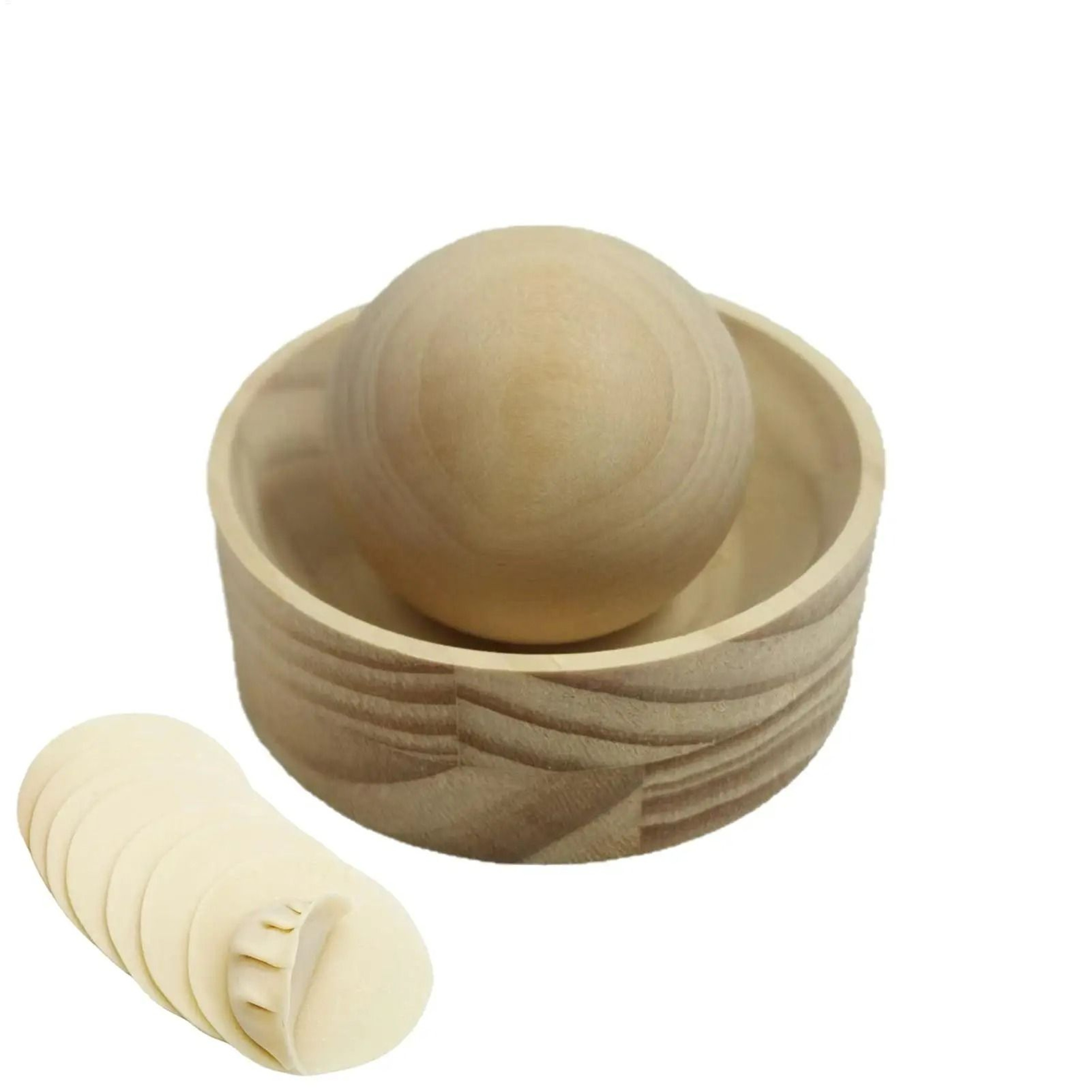 Wooden Manual Dough Presser For Dumplings And Empanadas 0