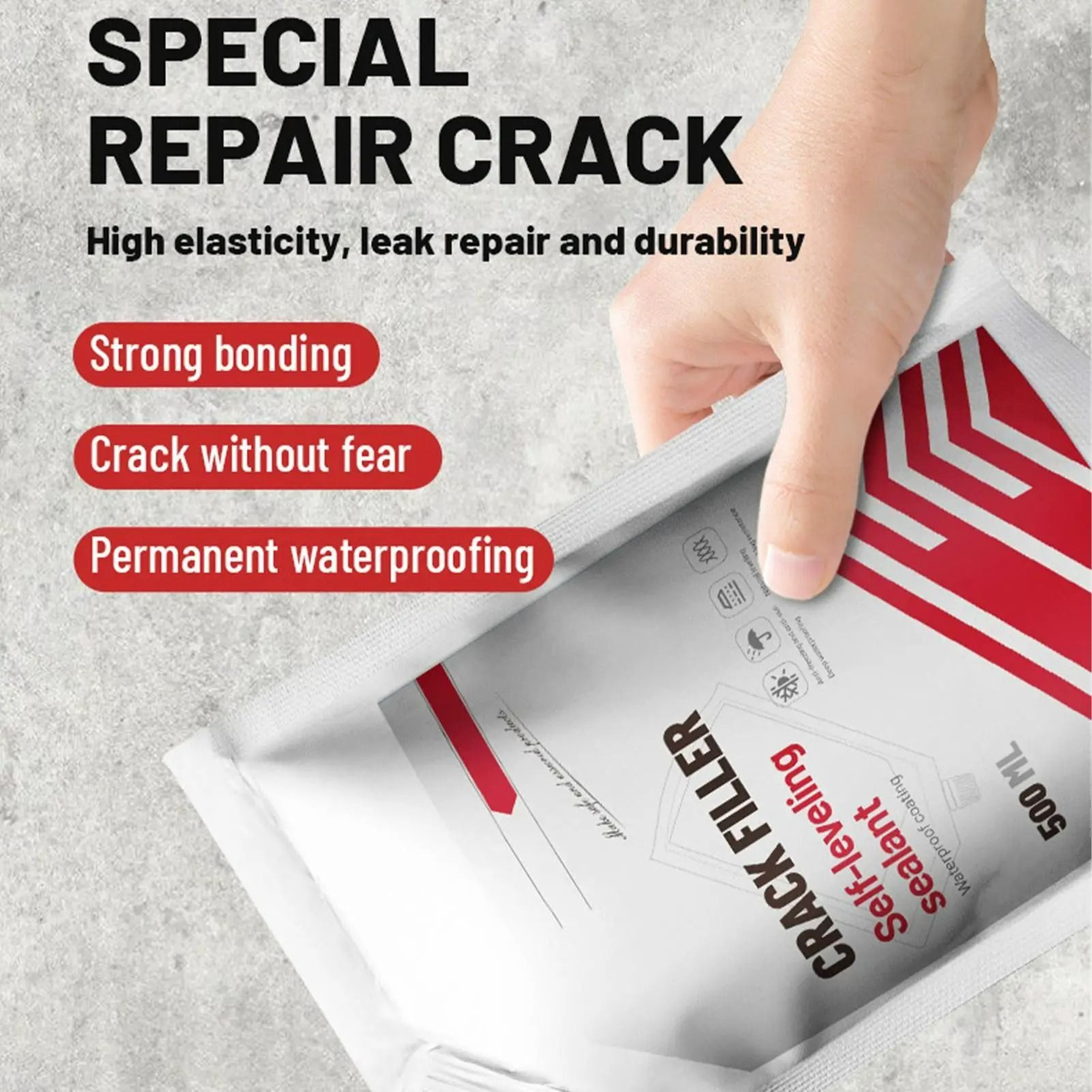 Concrete Crack Repair Waterproof Sealant Liquid 4