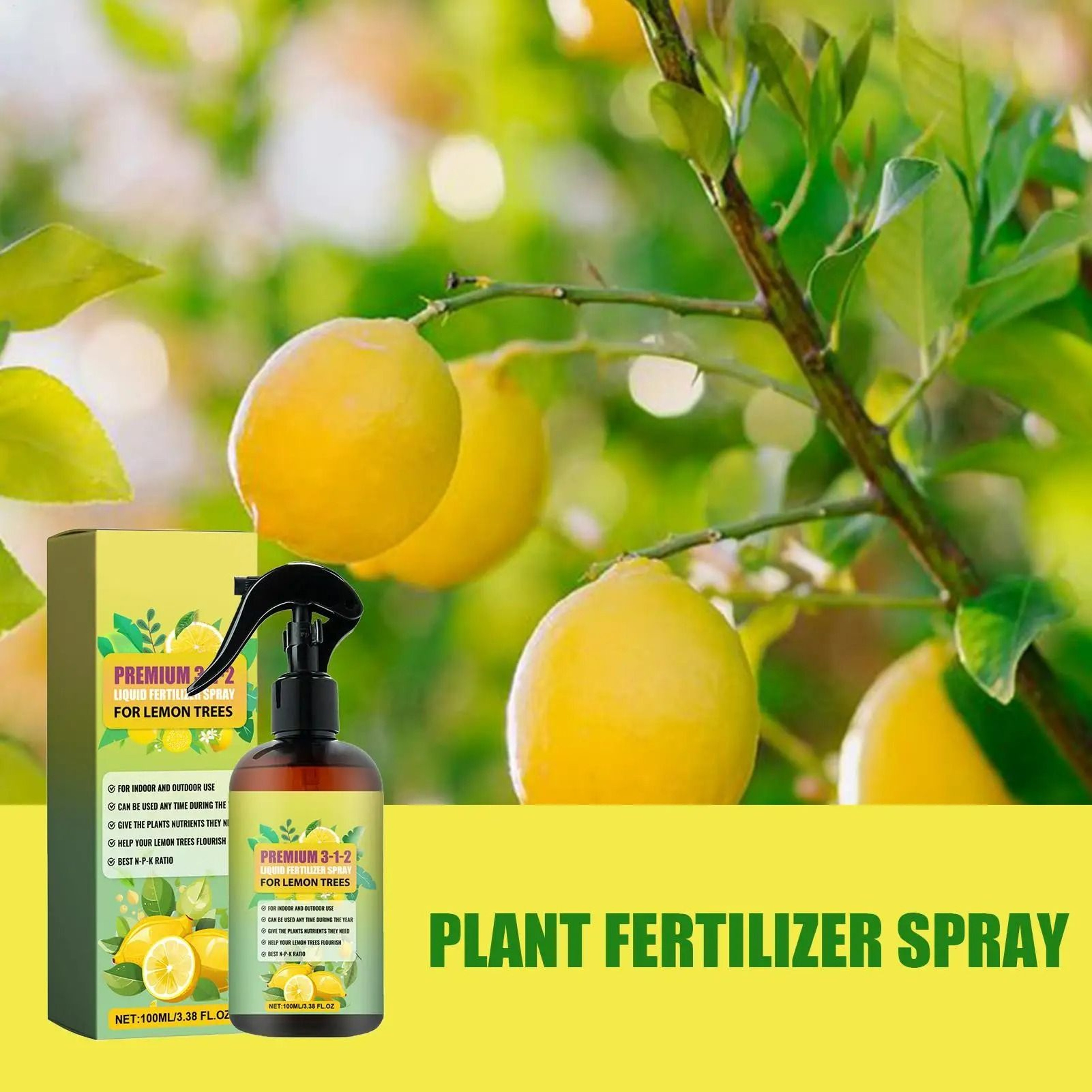 Organic Lemon And Citrus Tree Foliar Fertilizer Spray 0