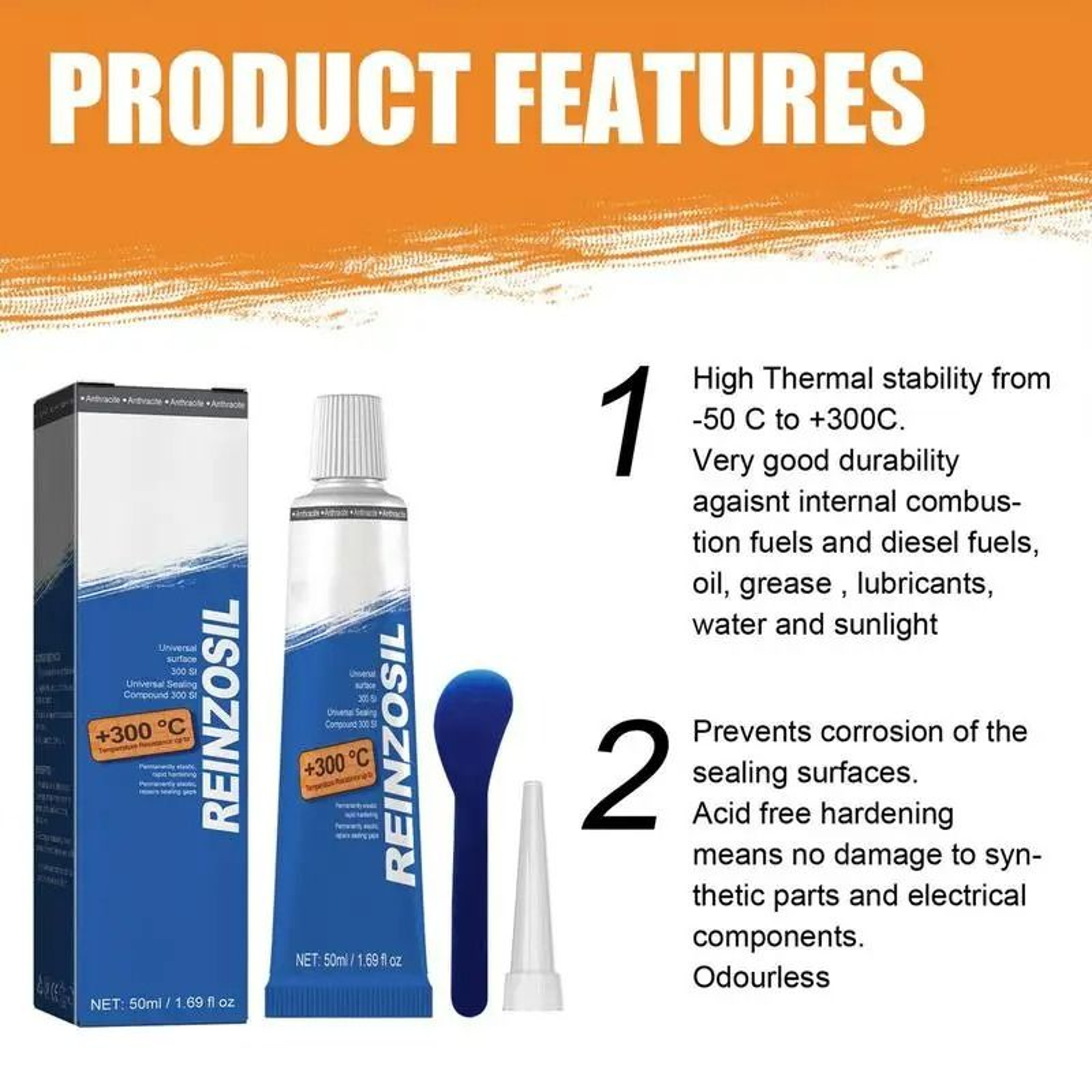 HighTemp Car Engine Gasket Maker Sealant 1