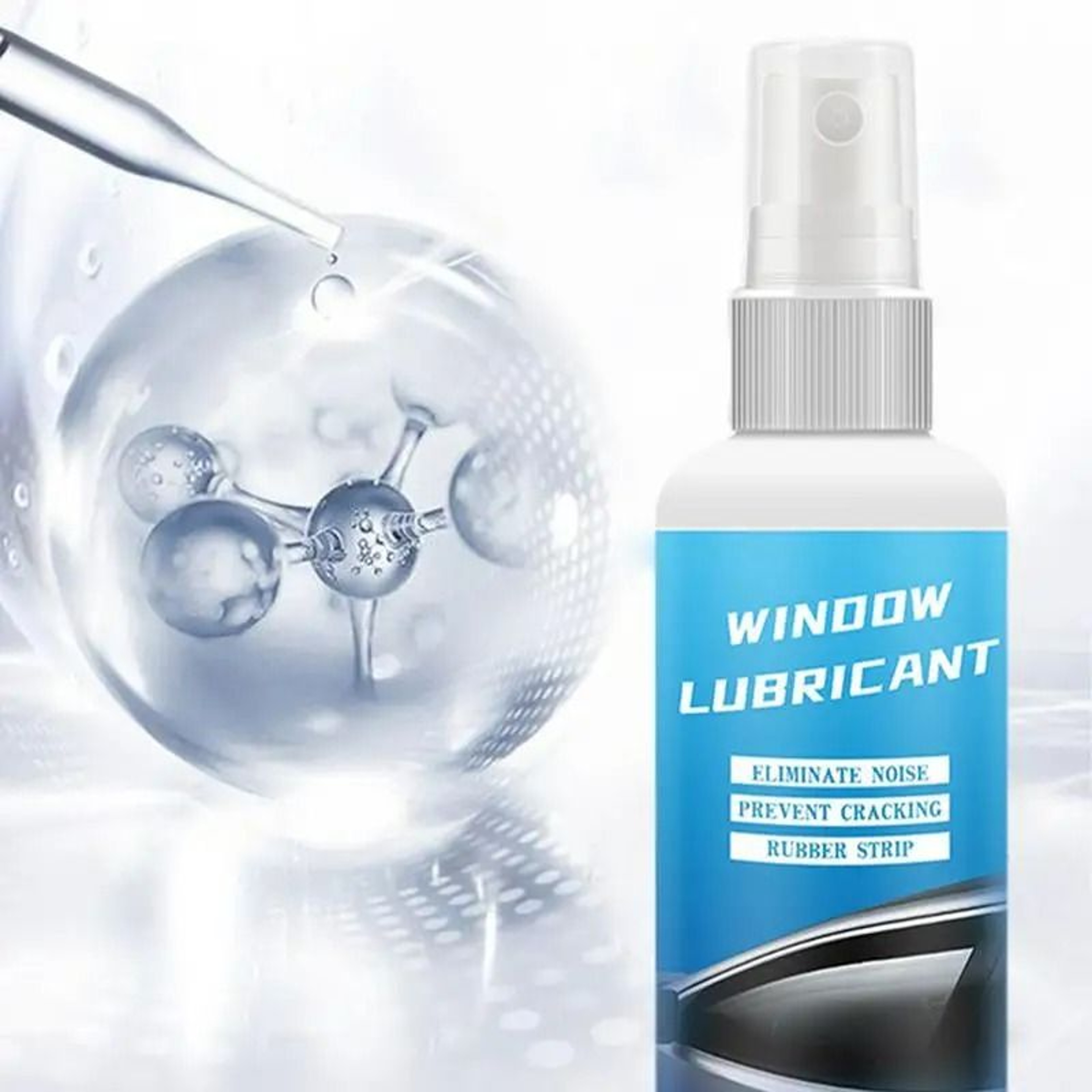 Car Weatherstrip Silicone Lubricant Spray 4