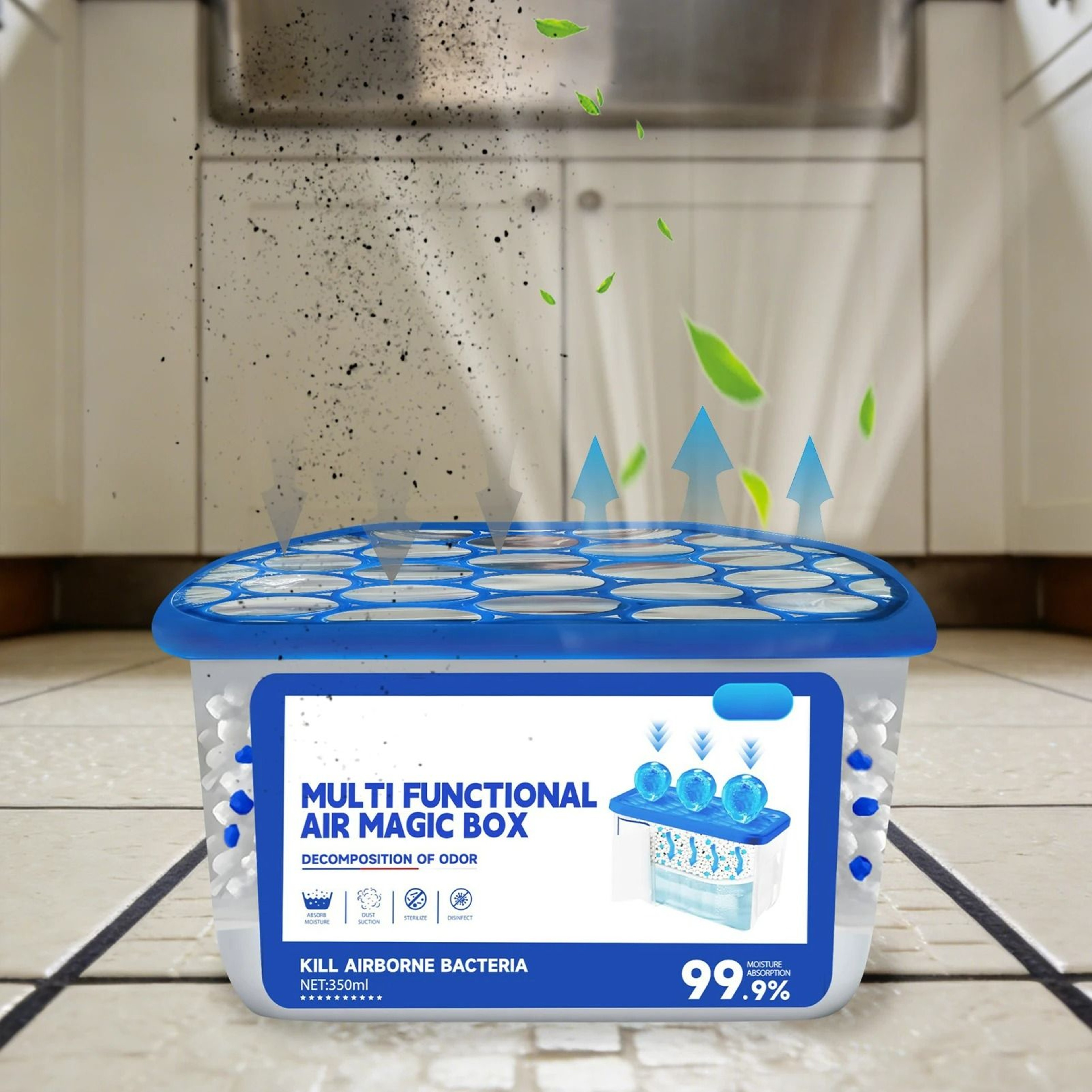 Automatic Dusting  Moisture Absorbent Air Cleaner Box 0