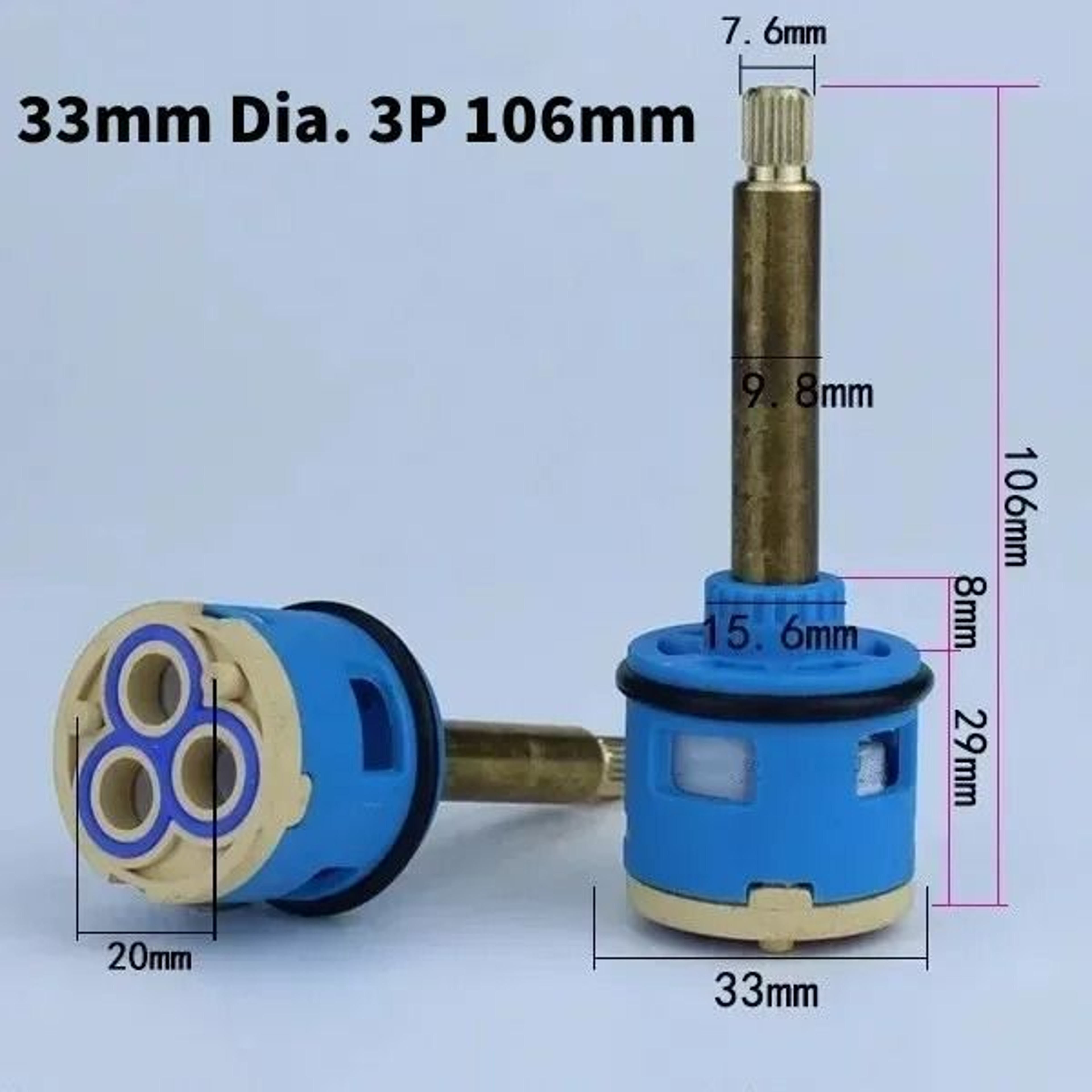 Universal Ceramic Valve Cartridge Replacement 11