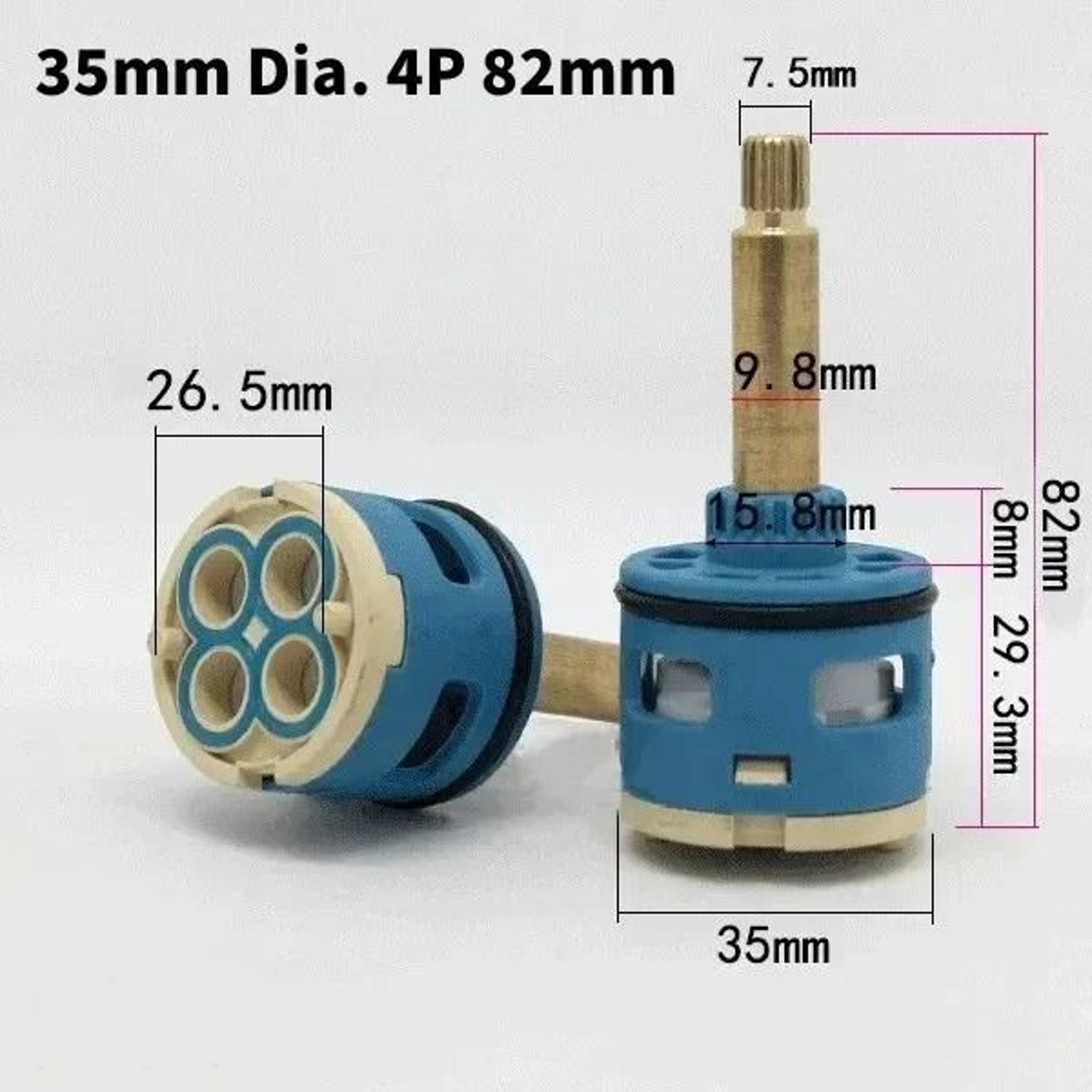 Universal Ceramic Valve Cartridge Replacement 12