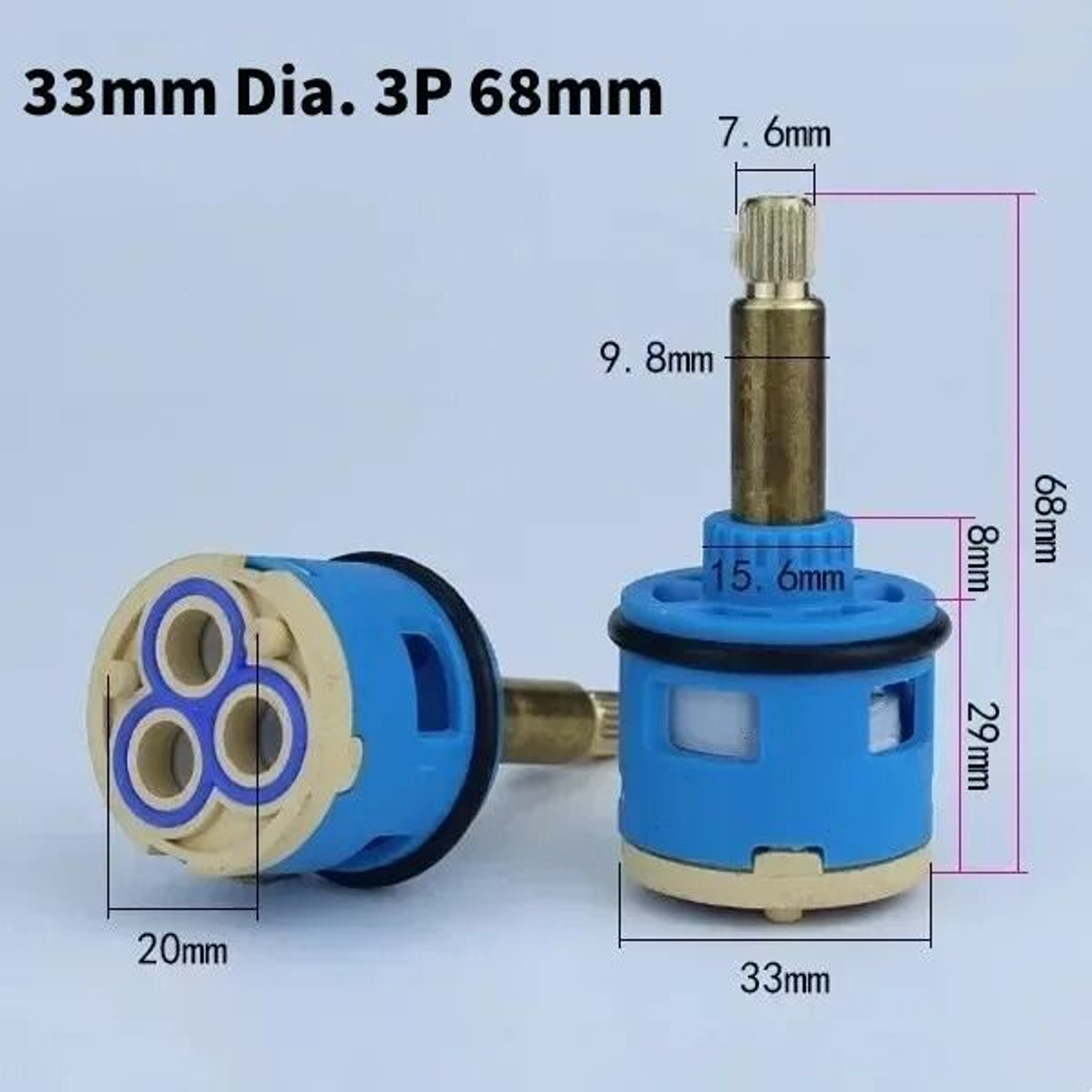 Universal Ceramic Valve Cartridge Replacement 9