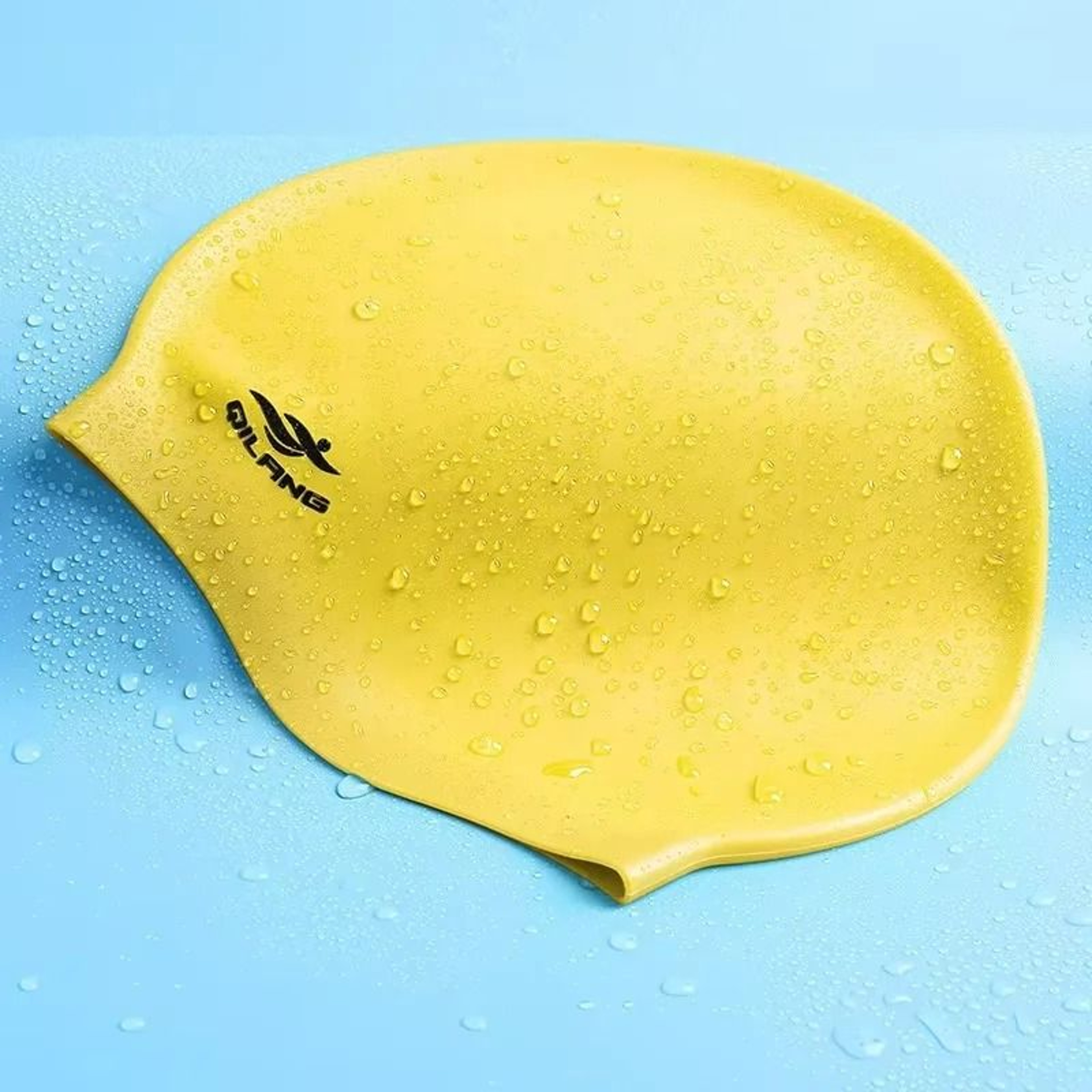 HighElasticity Waterproof Silicone Swimming Cap 11