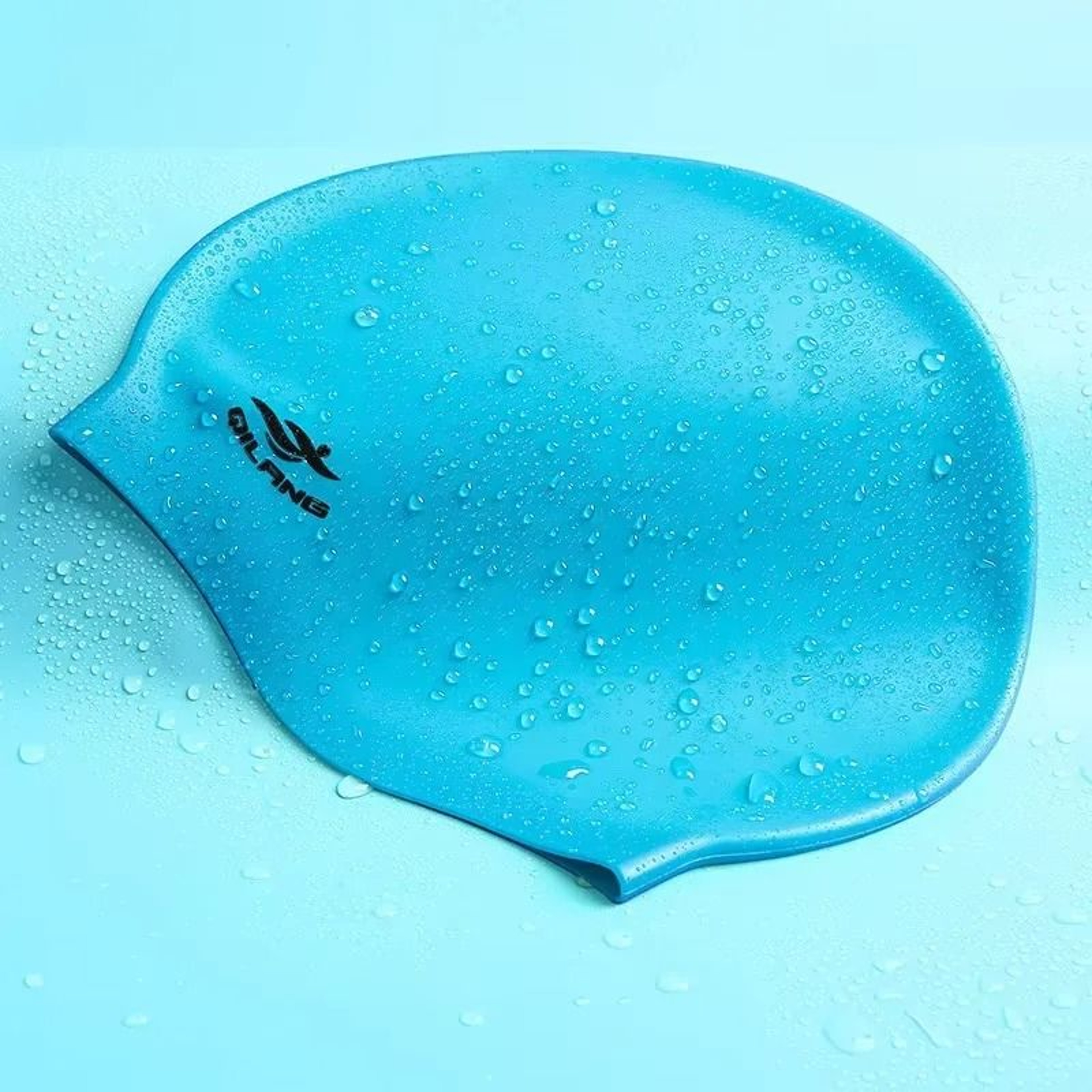 HighElasticity Waterproof Silicone Swimming Cap 13