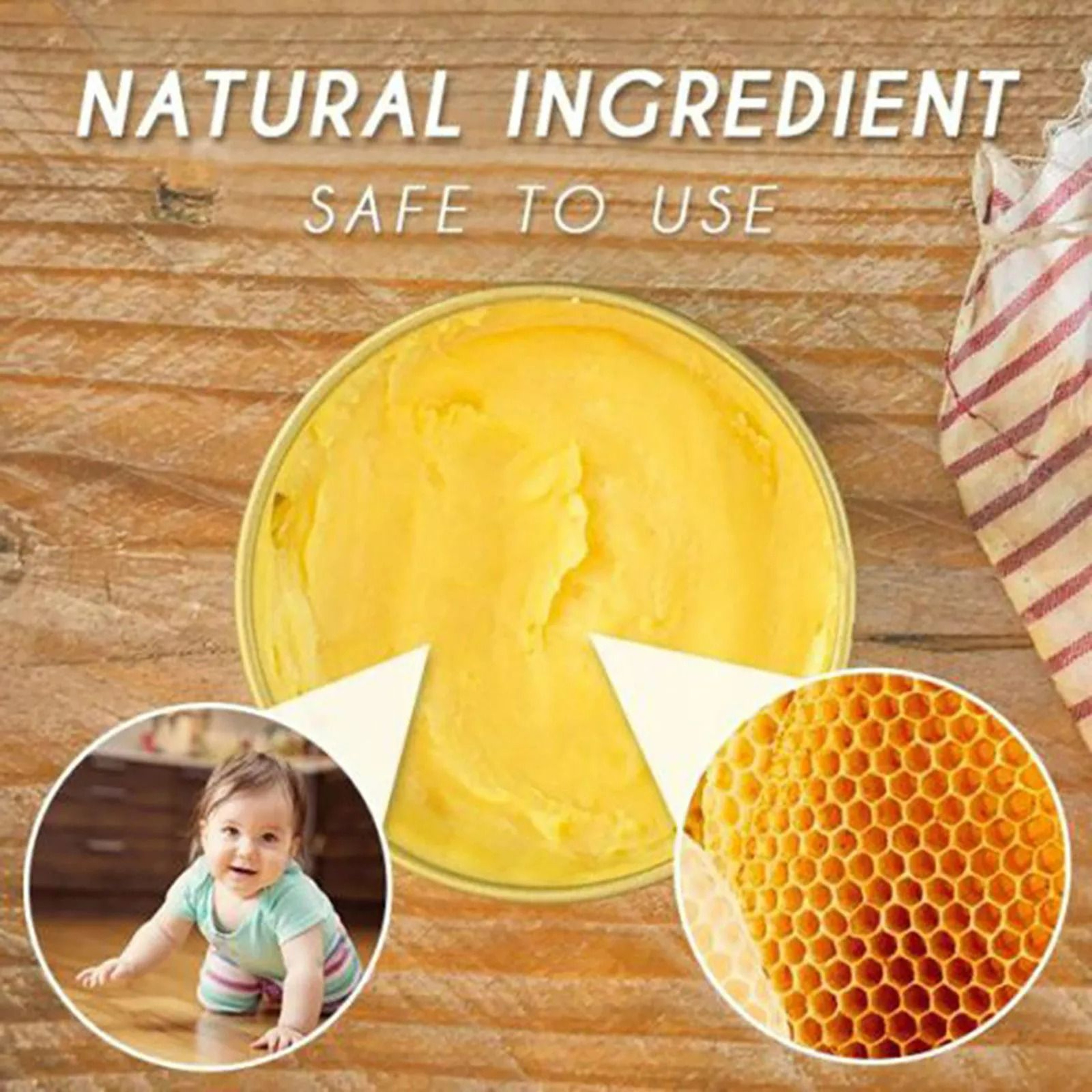Natural Beeswax Wood  Furniture Polish 3
