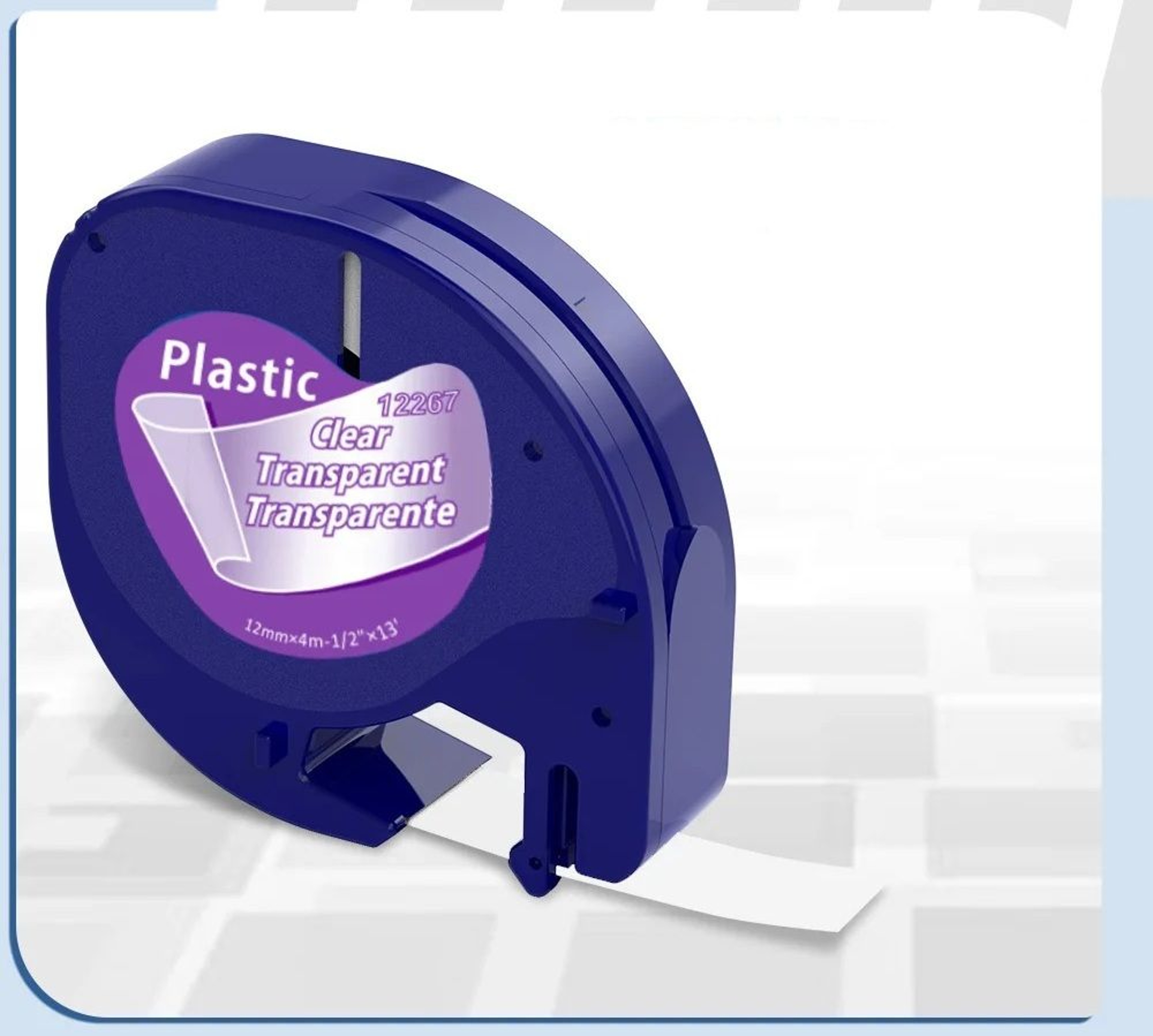 Clear  Satin Thermal Label Tape Refill 0