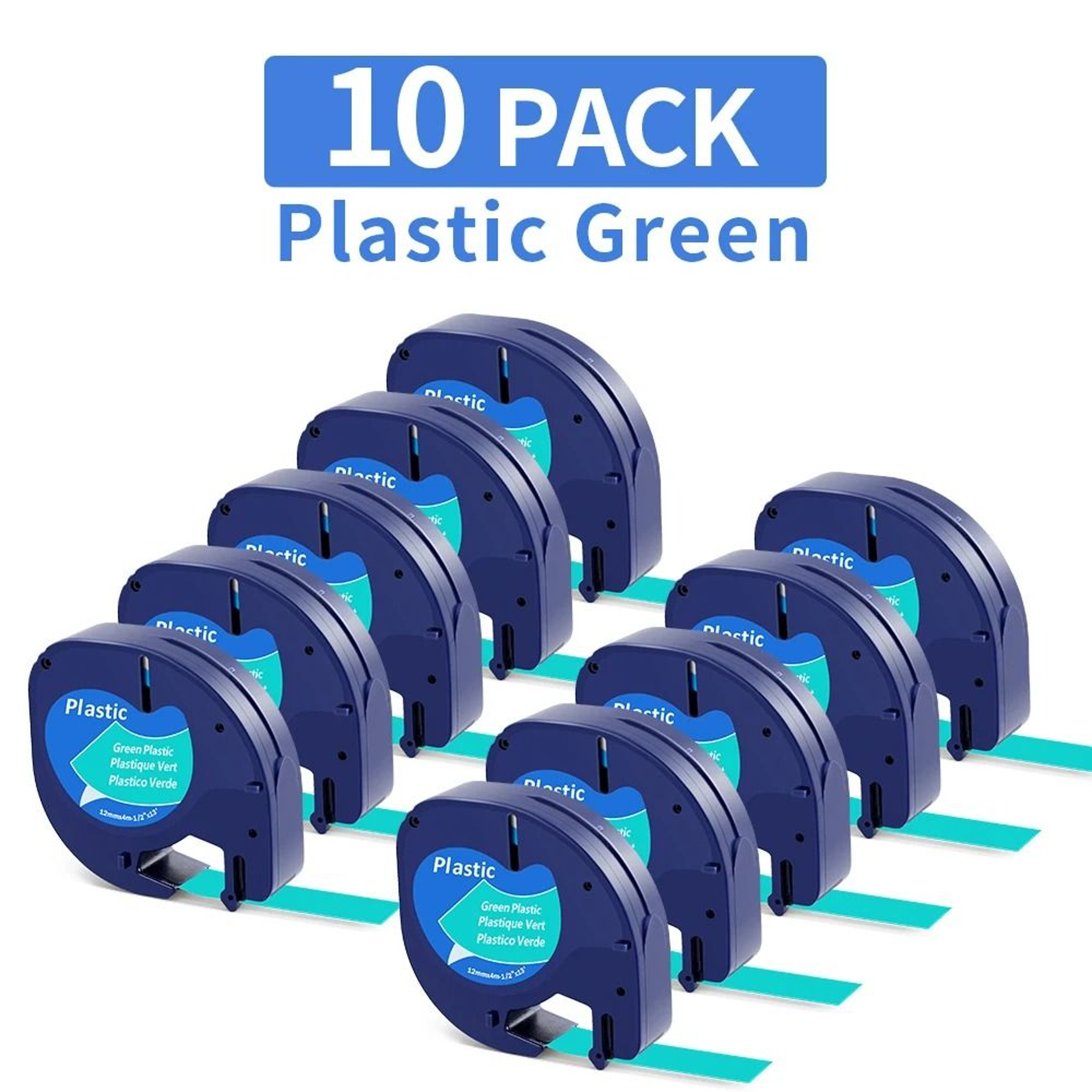 10Pack Clear Thermal Label Tape Refill 11