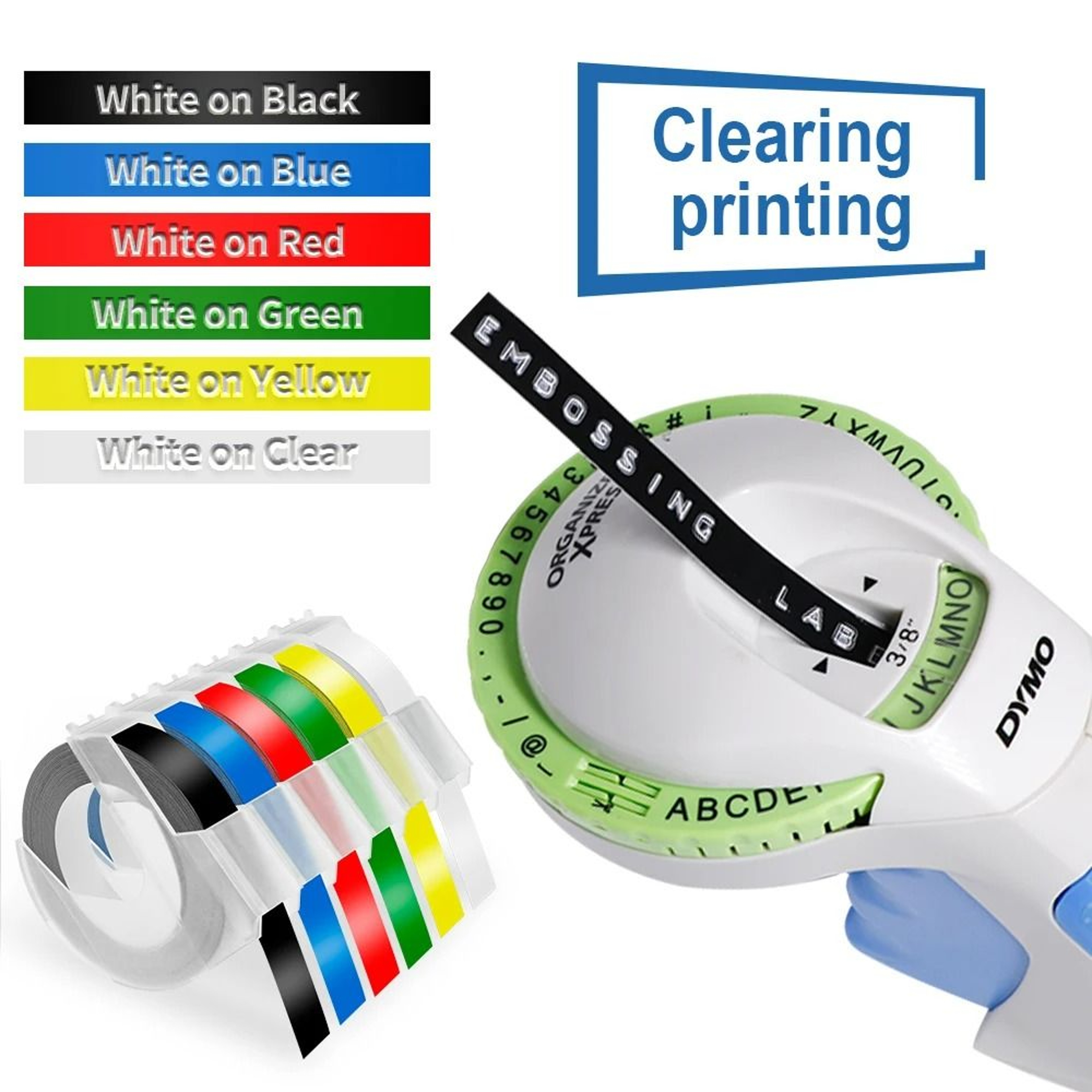 3D Embossing Label Tape Roll 0