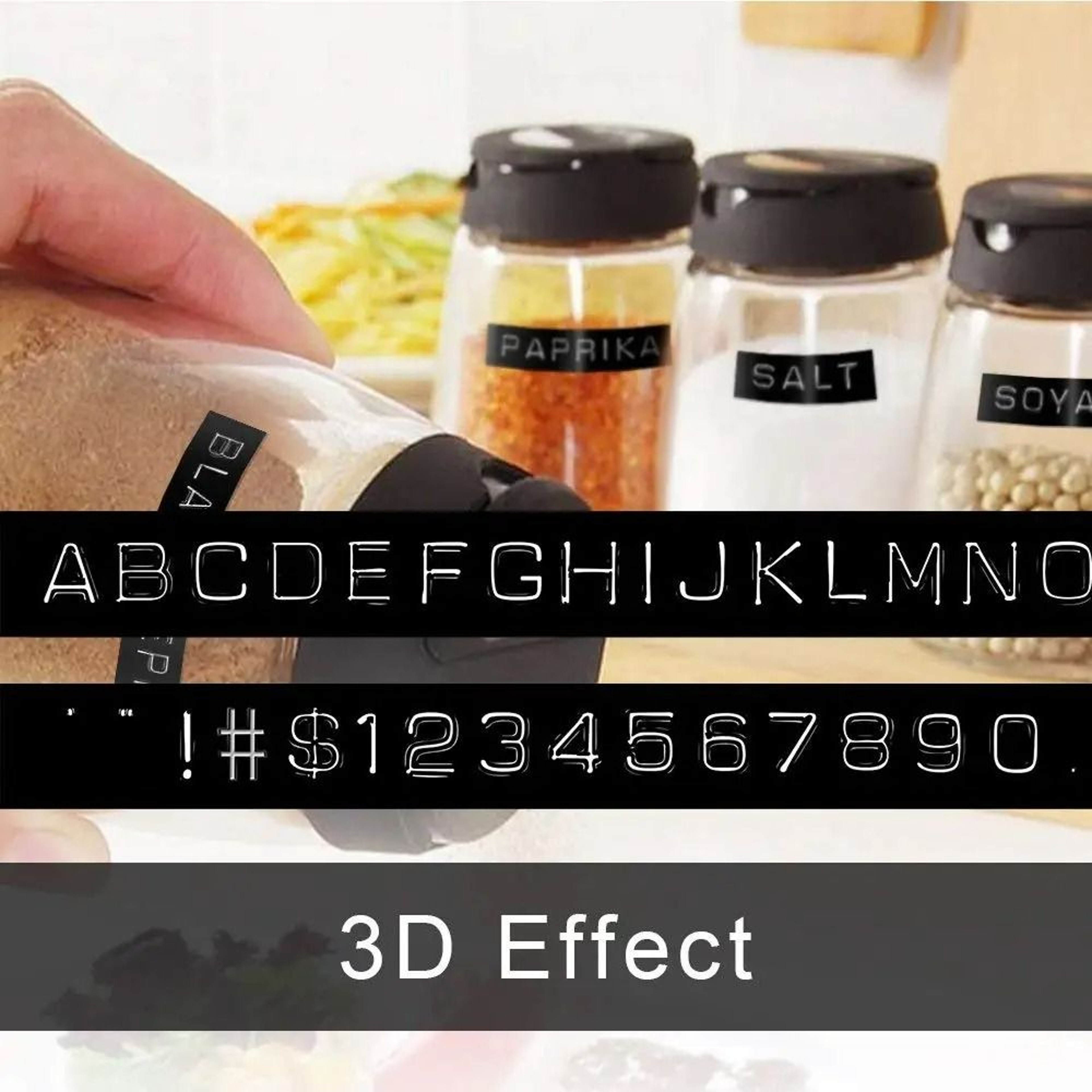 3D Embossing Label Tape Roll 5