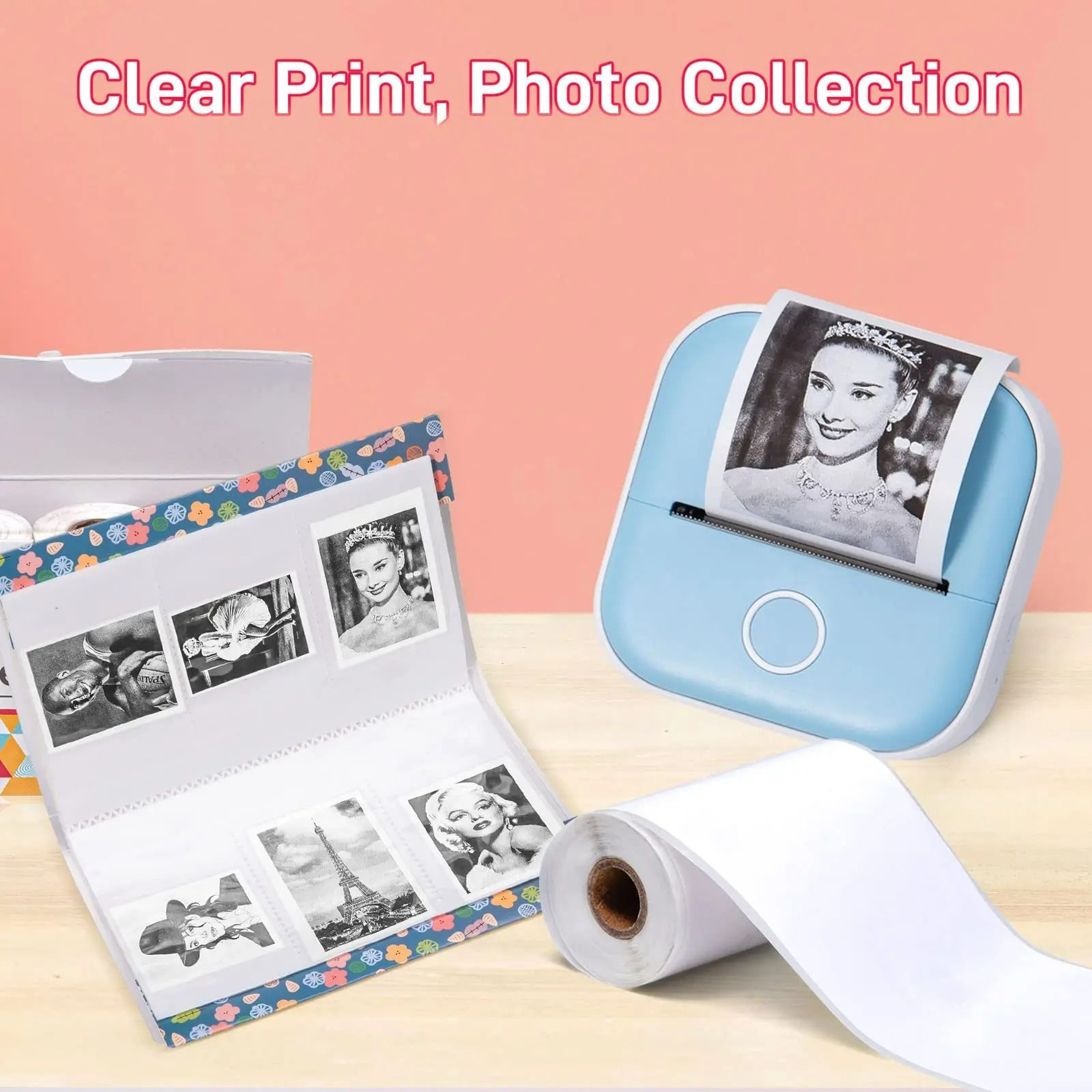 Sticky White Thermal Paper 3Roll Pack 5