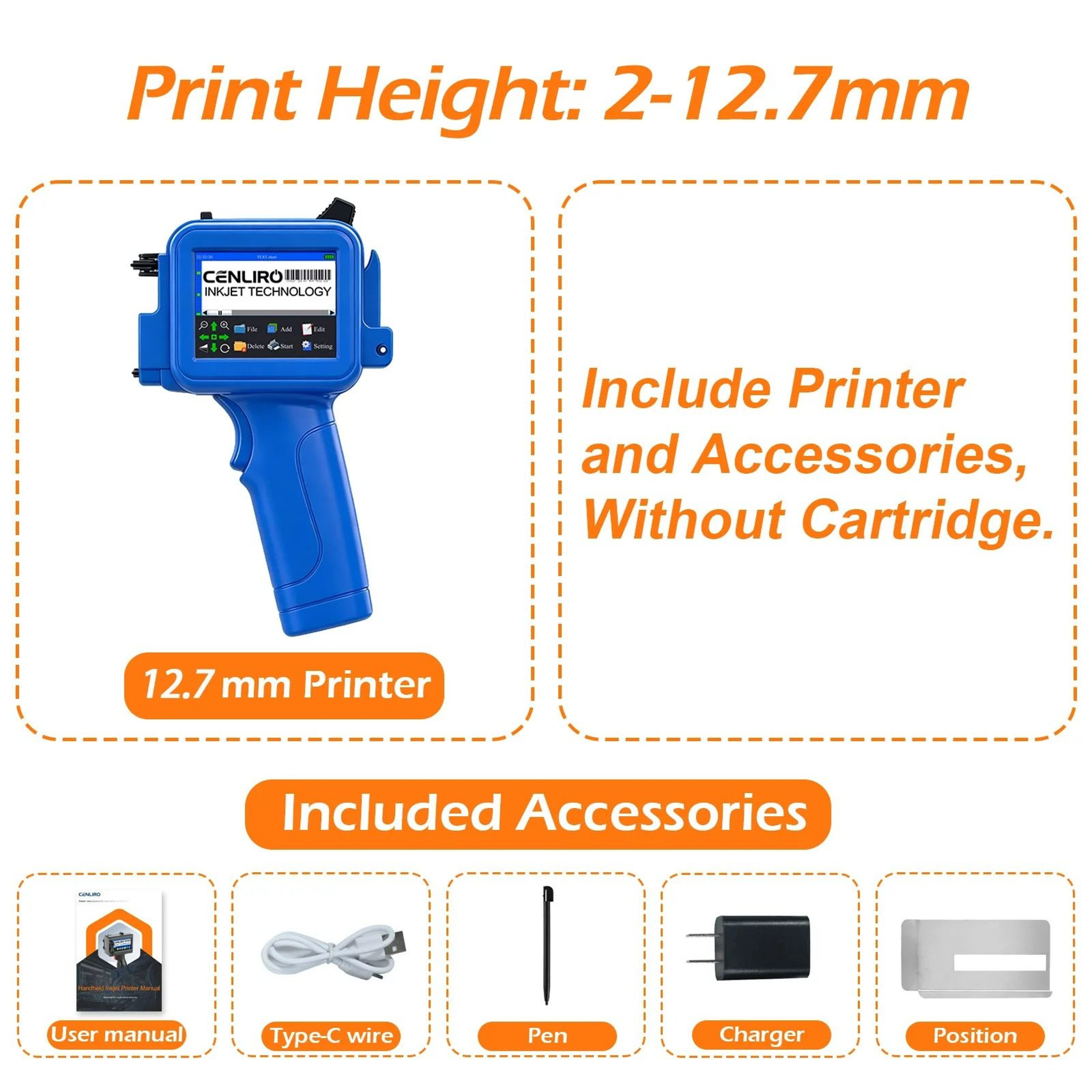 Handheld Handheld Inkjet Printer Set 9