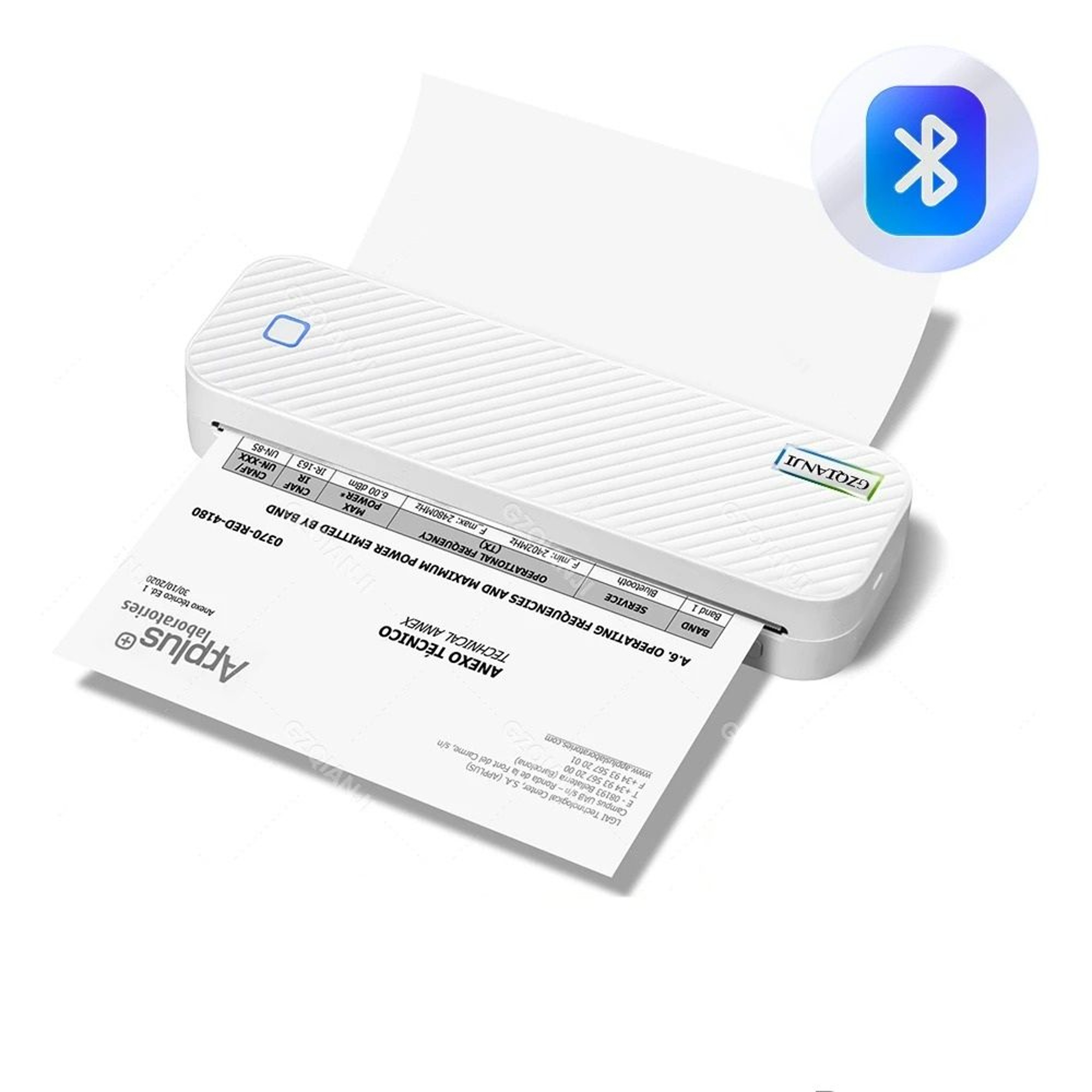 Portable UltraCompact Wireless A4 Thermal Printer 0