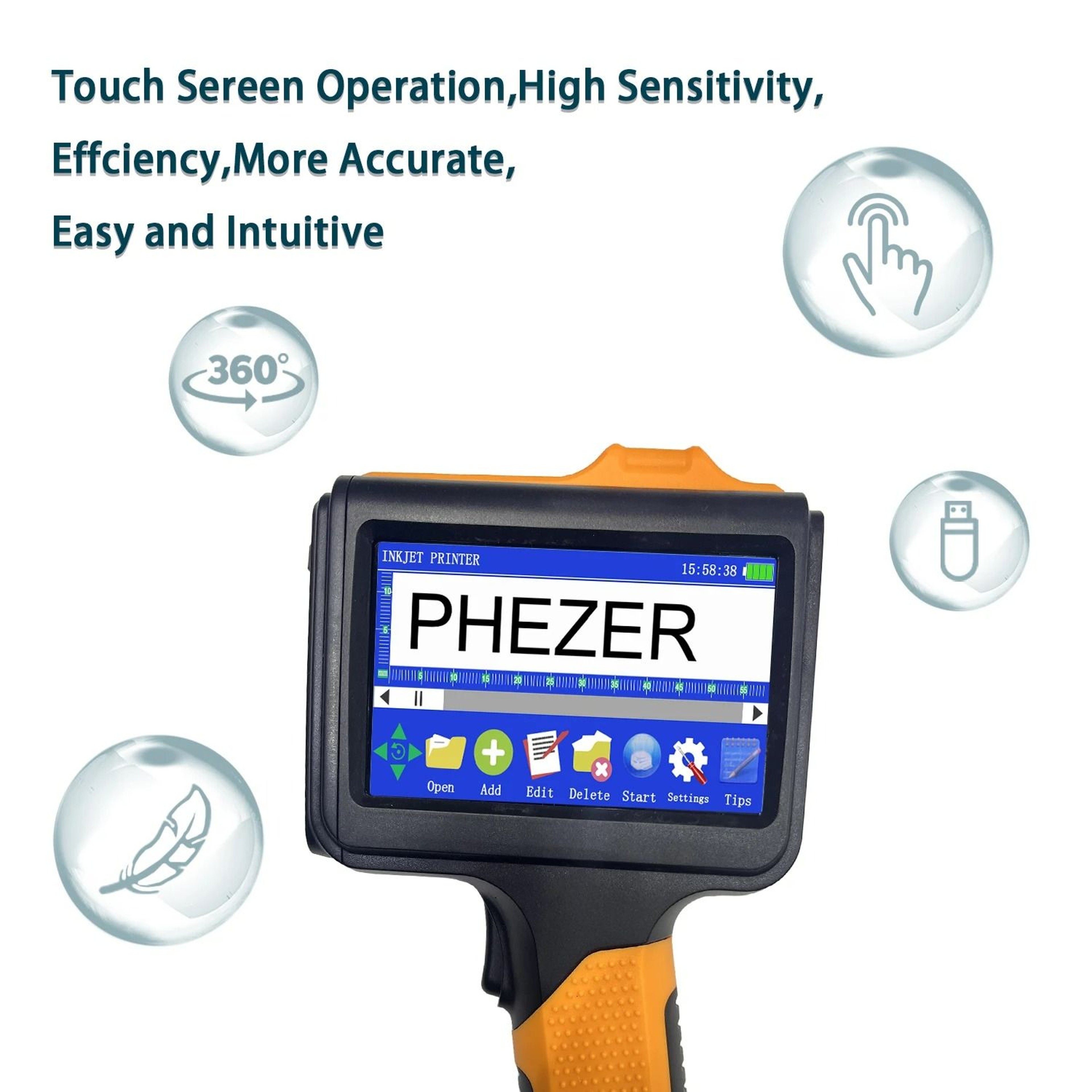 Handheld Industrial Inkjet Coder Machine 1
