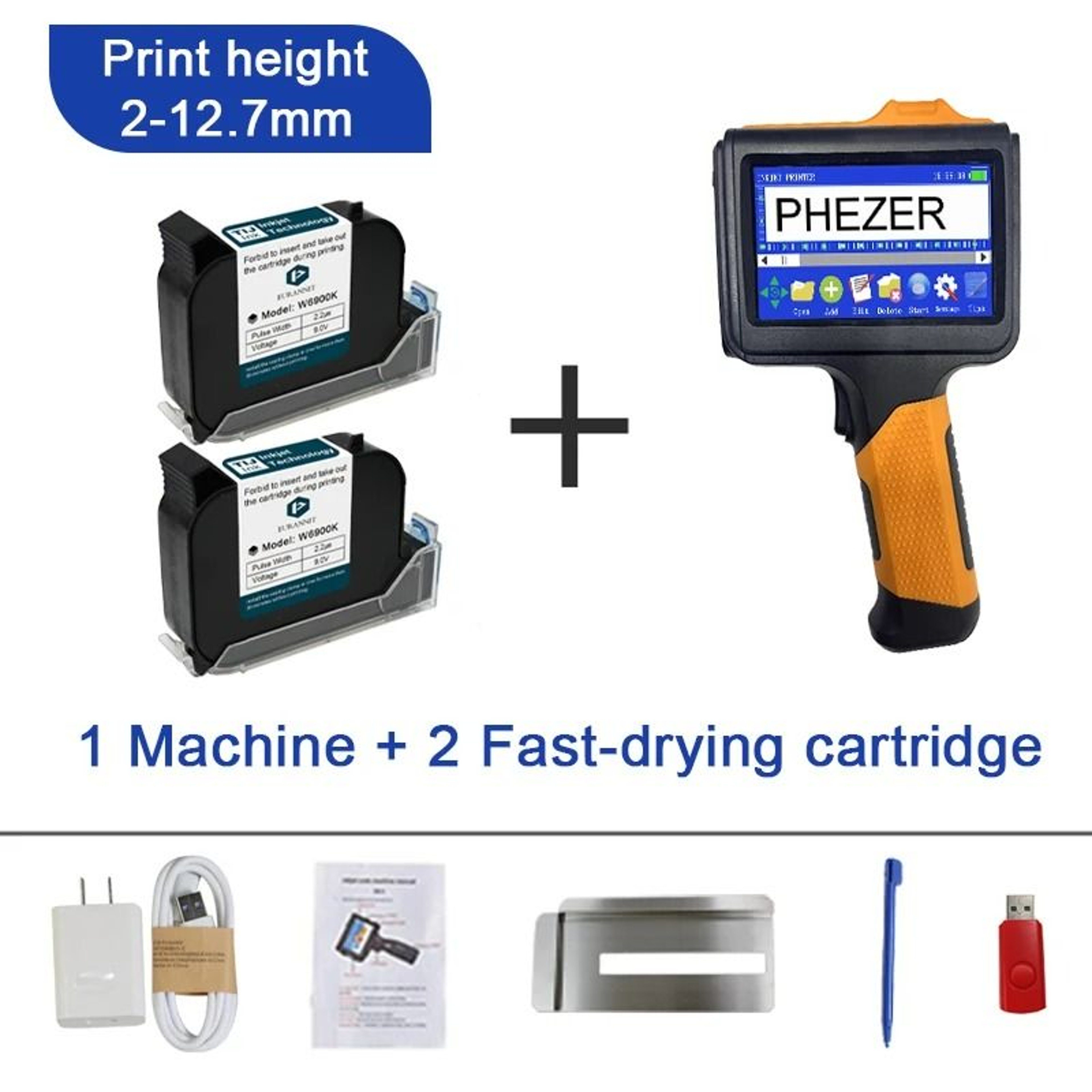 Handheld Industrial Inkjet Coder Machine 8