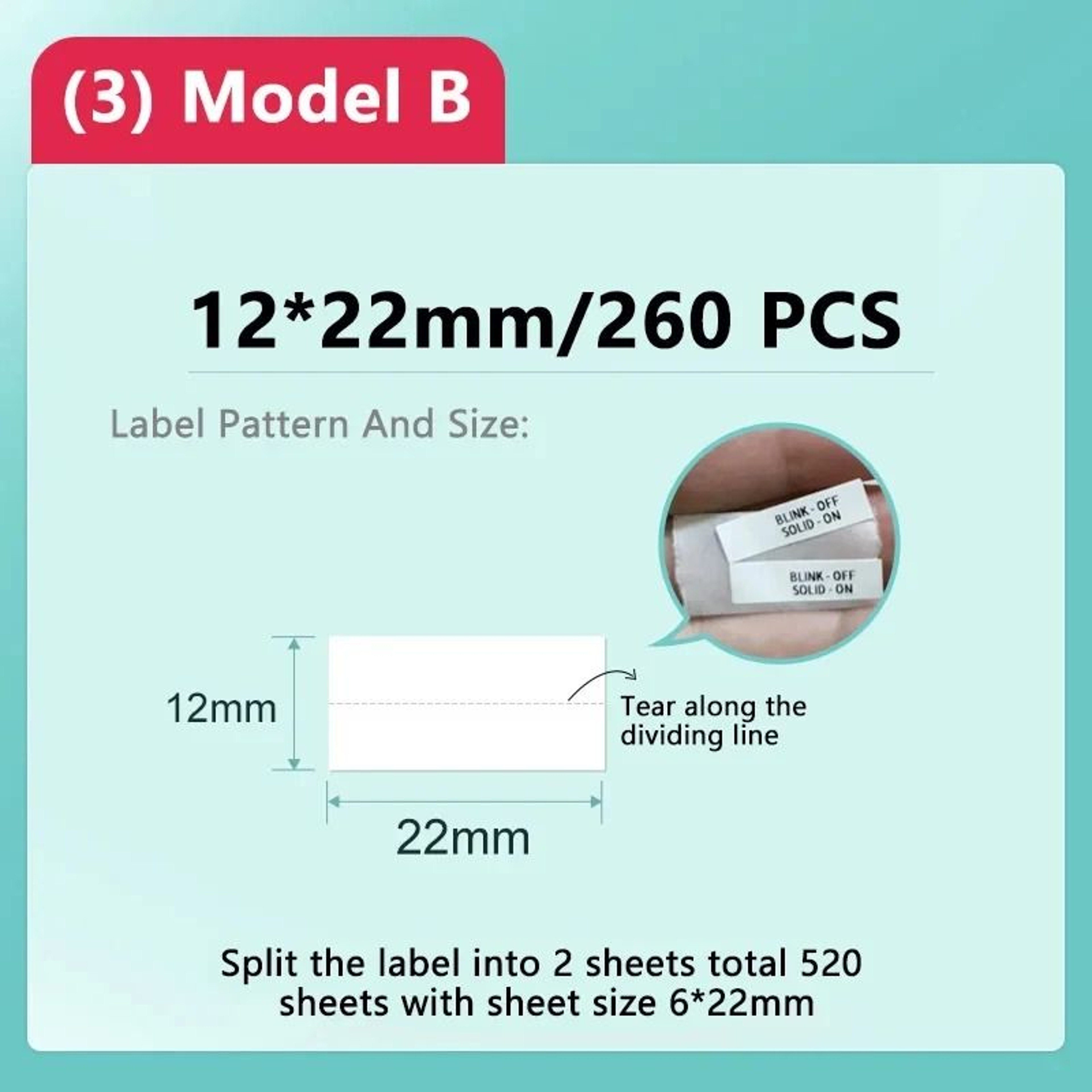 Waterproof Thermal Label Paper Rolls For NiiMbot D11 D110  D101 13