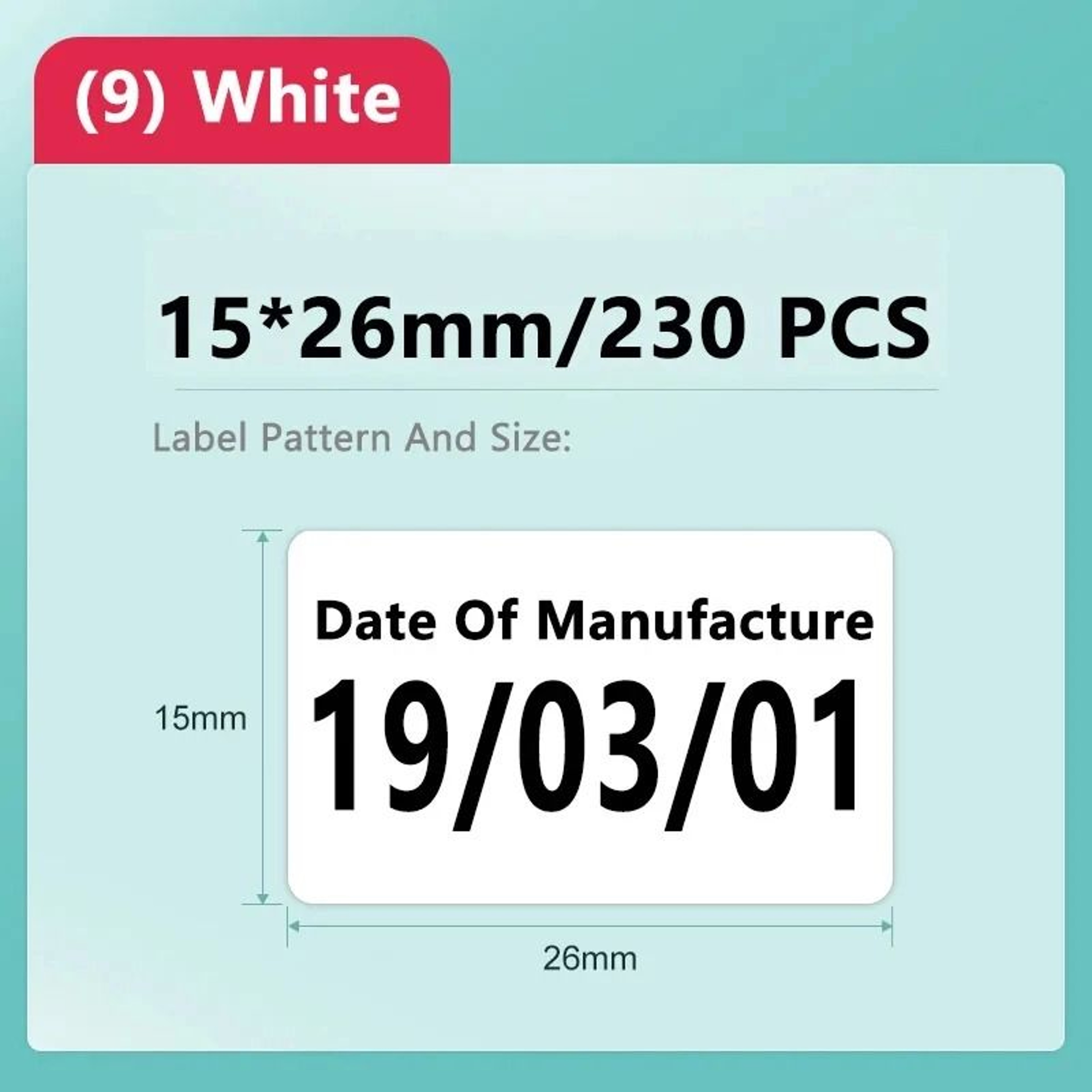 Waterproof Thermal Label Paper Rolls For NiiMbot D11 D110  D101 14