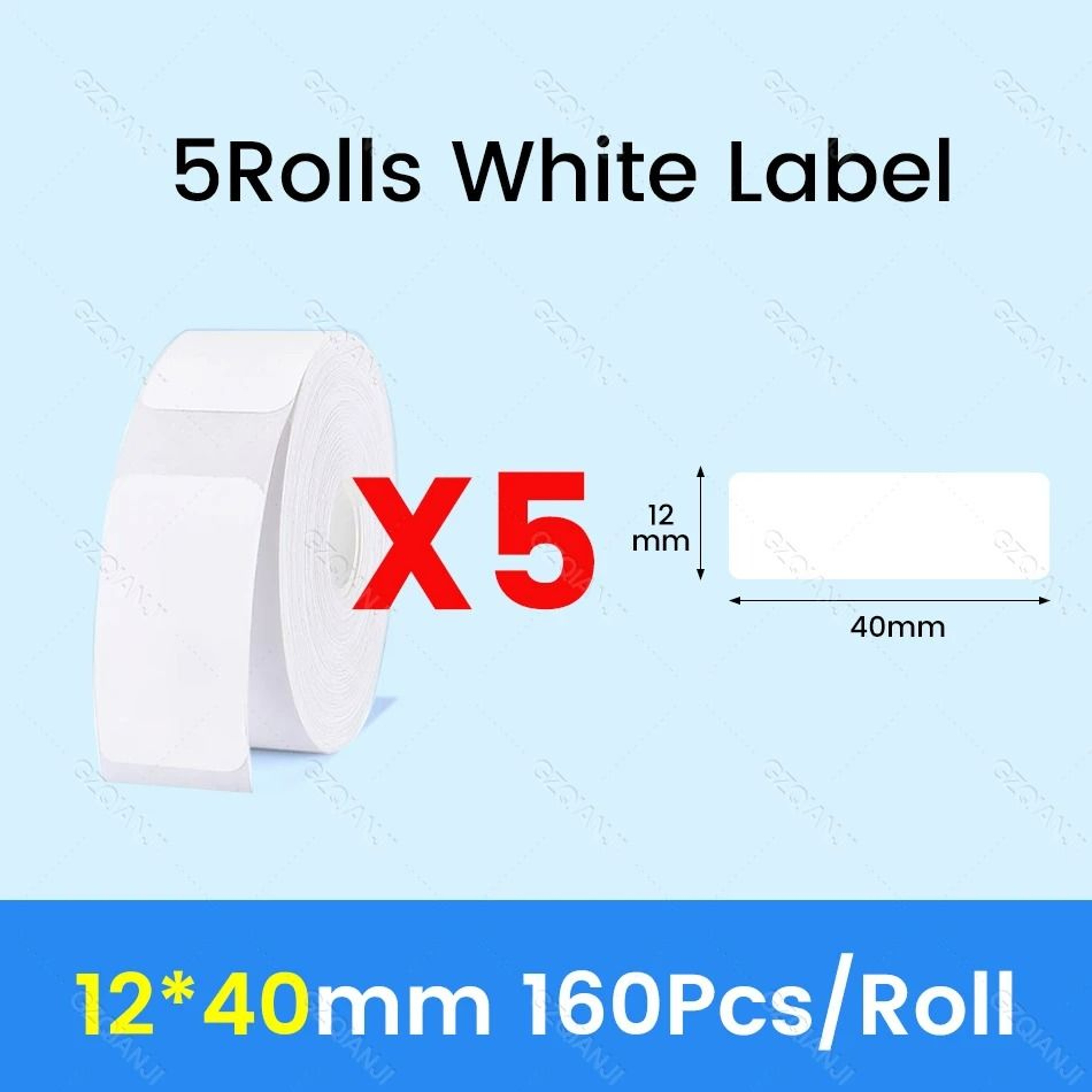 Waterproof Direct Thermal Label Paper Rolls For NiiMbot D11 D110  D101 16
