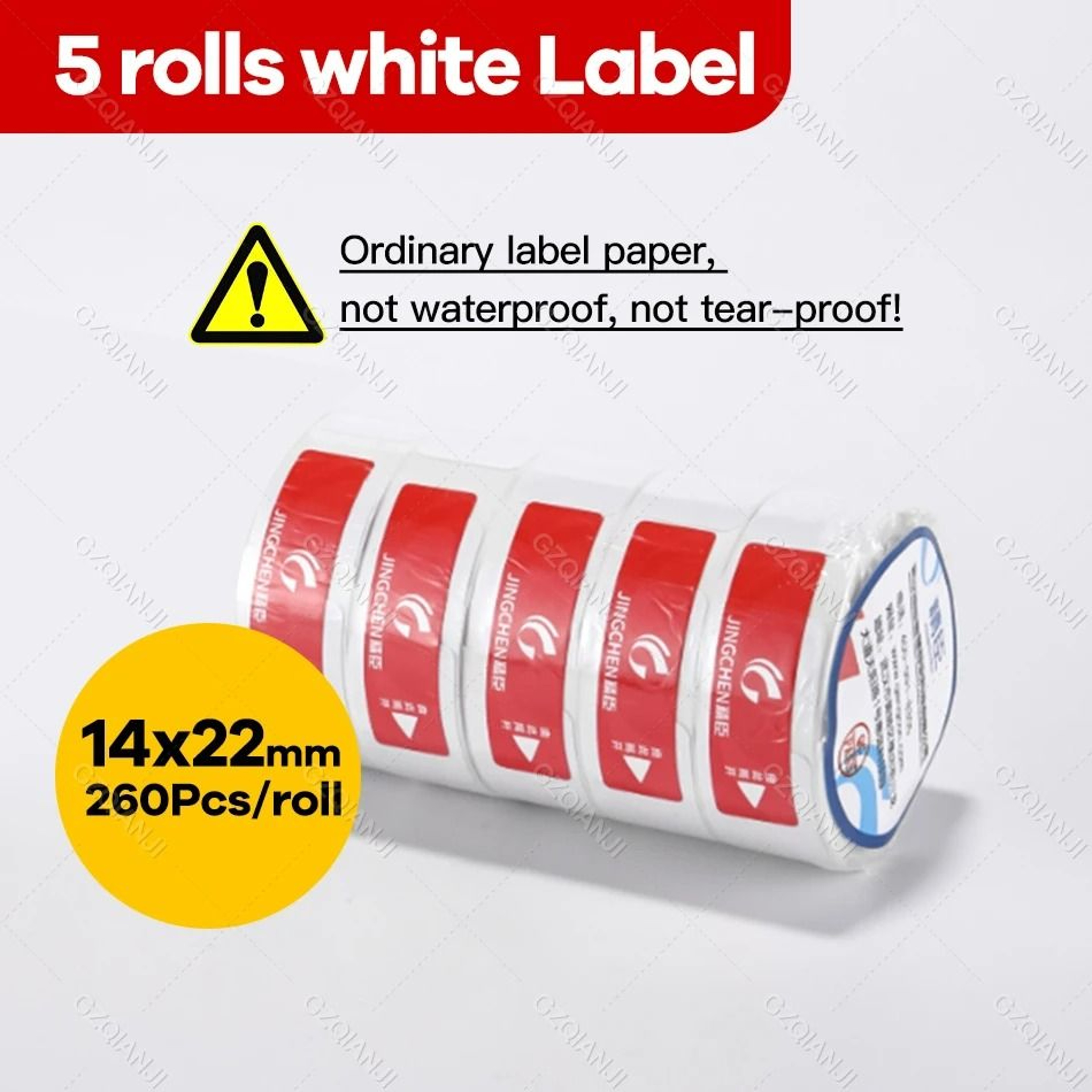 Waterproof Direct Thermal Label Paper Rolls For NiiMbot D11 D110  D101 22
