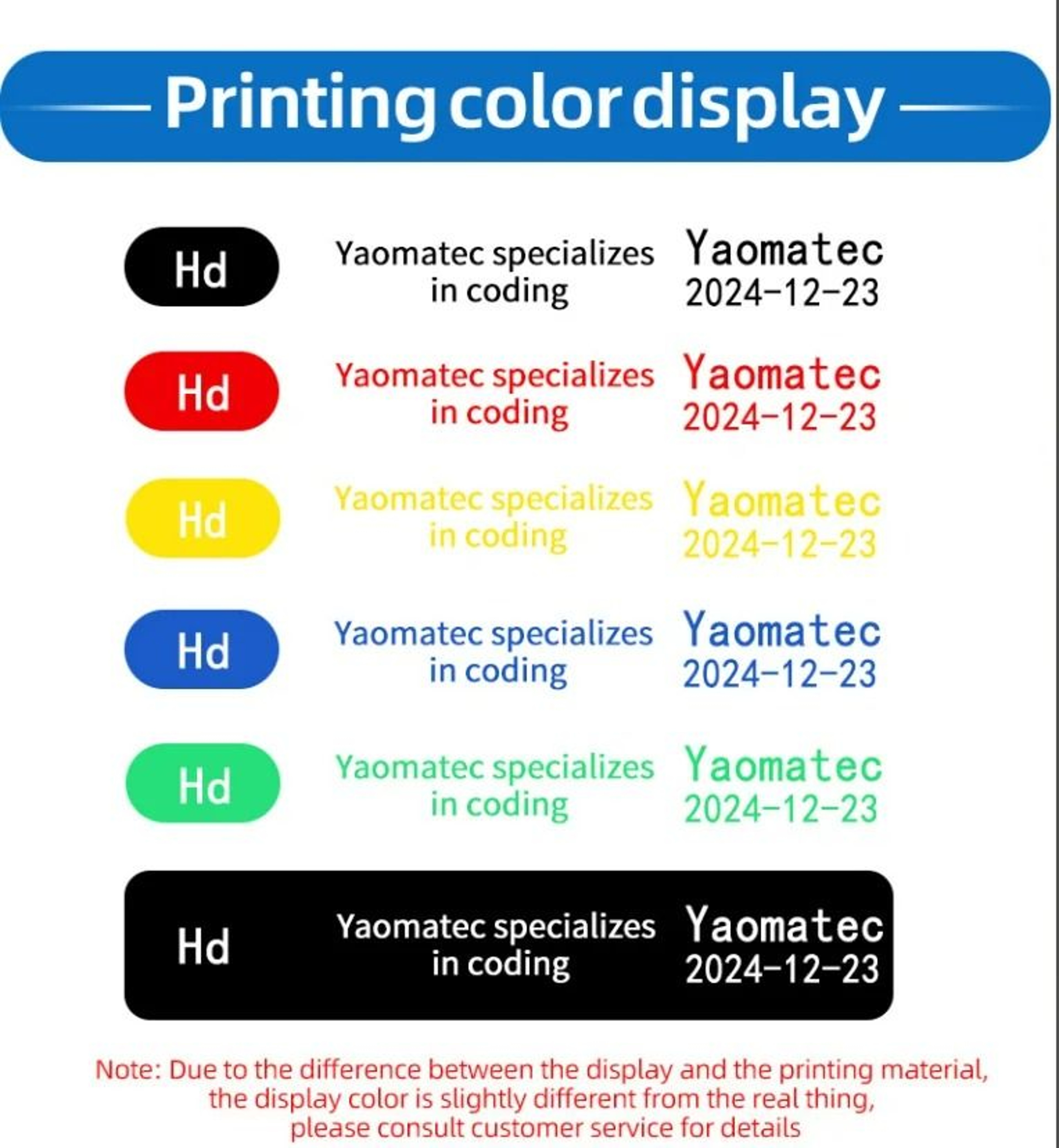 Compact MultiLanguage Handheld Inkjet Printer Kit 5