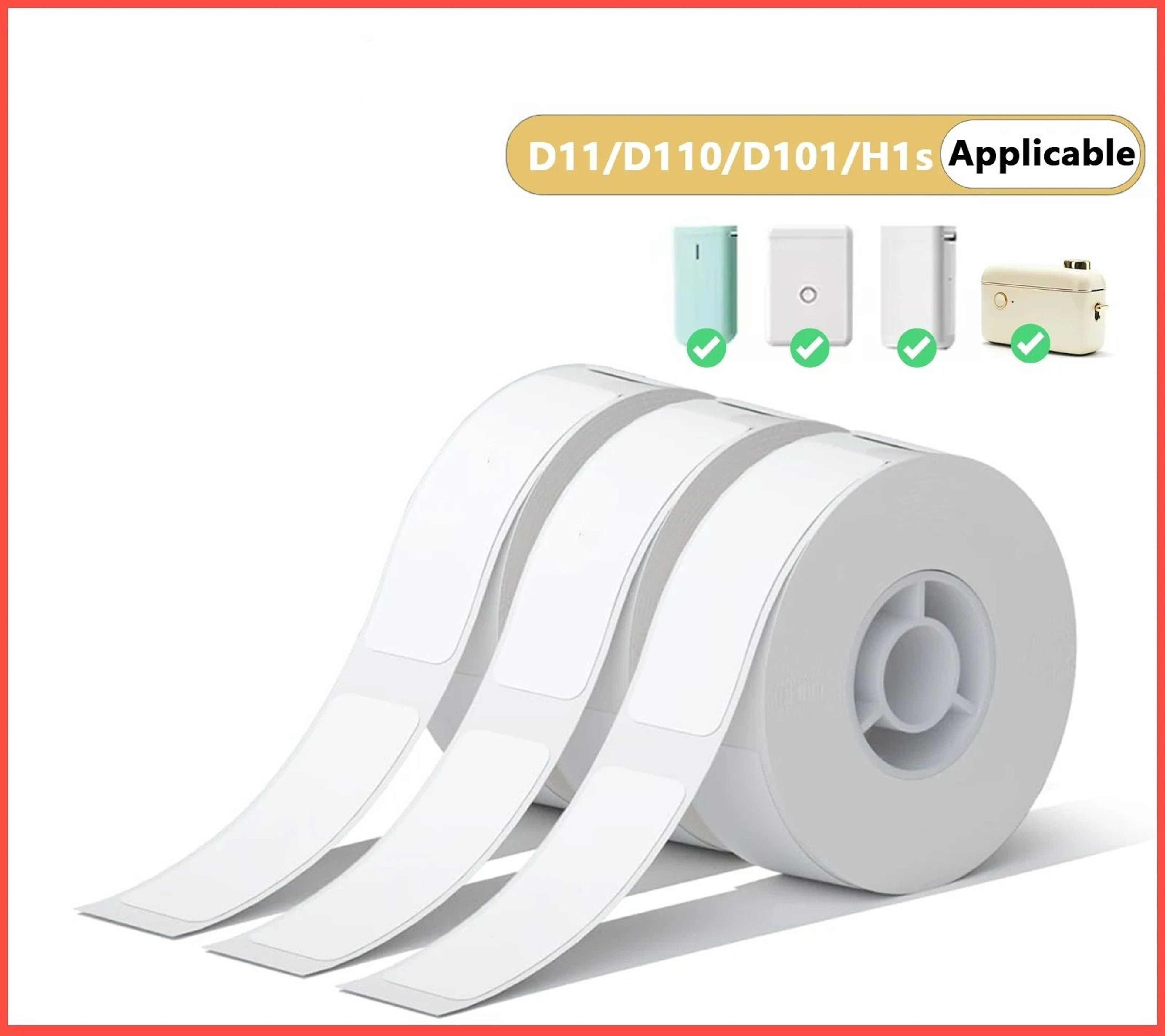 Waterproof Direct Thermal Label Tape Rolls 0
