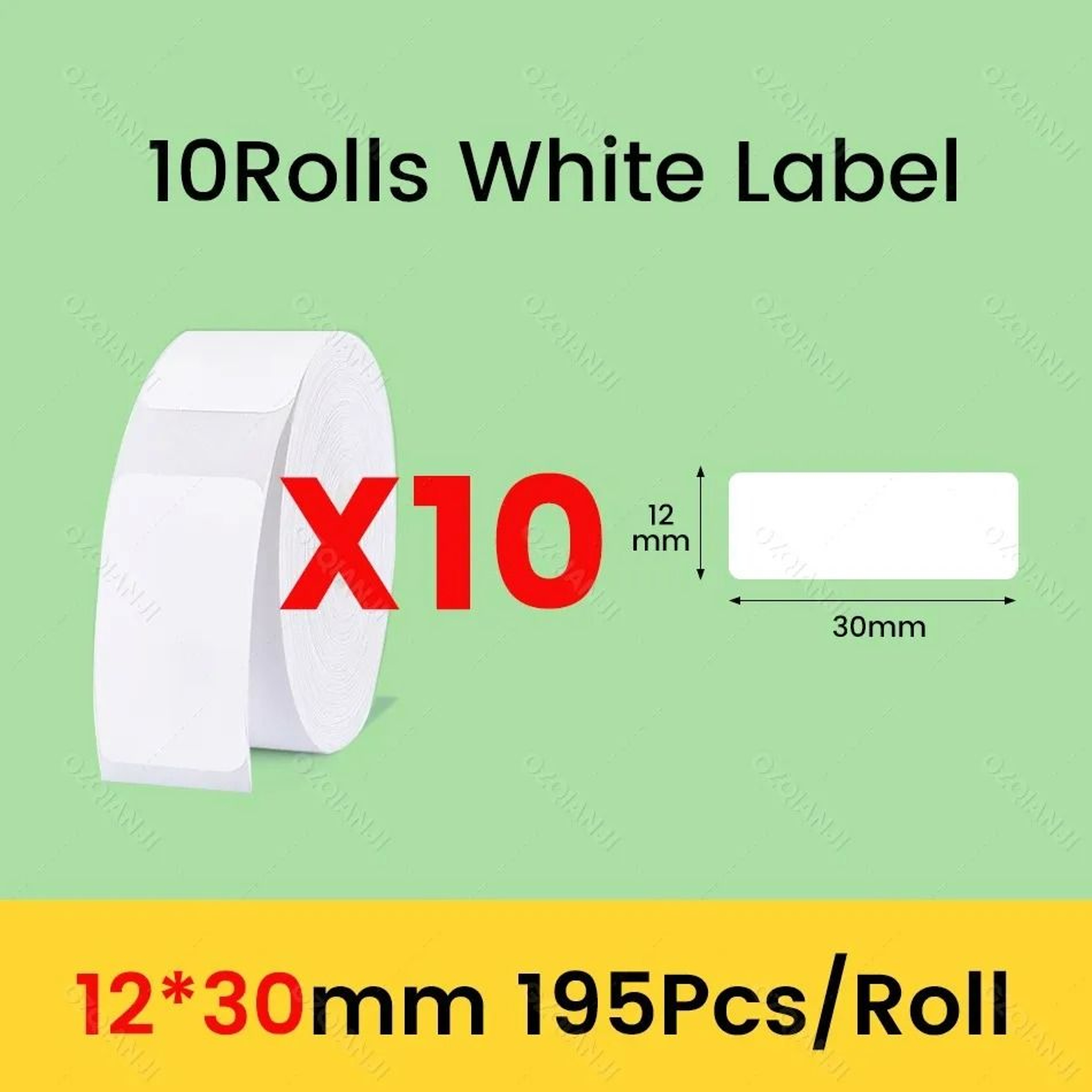 Waterproof Direct Thermal Label Paper Rolls Various Sizes  MultiPacks 13