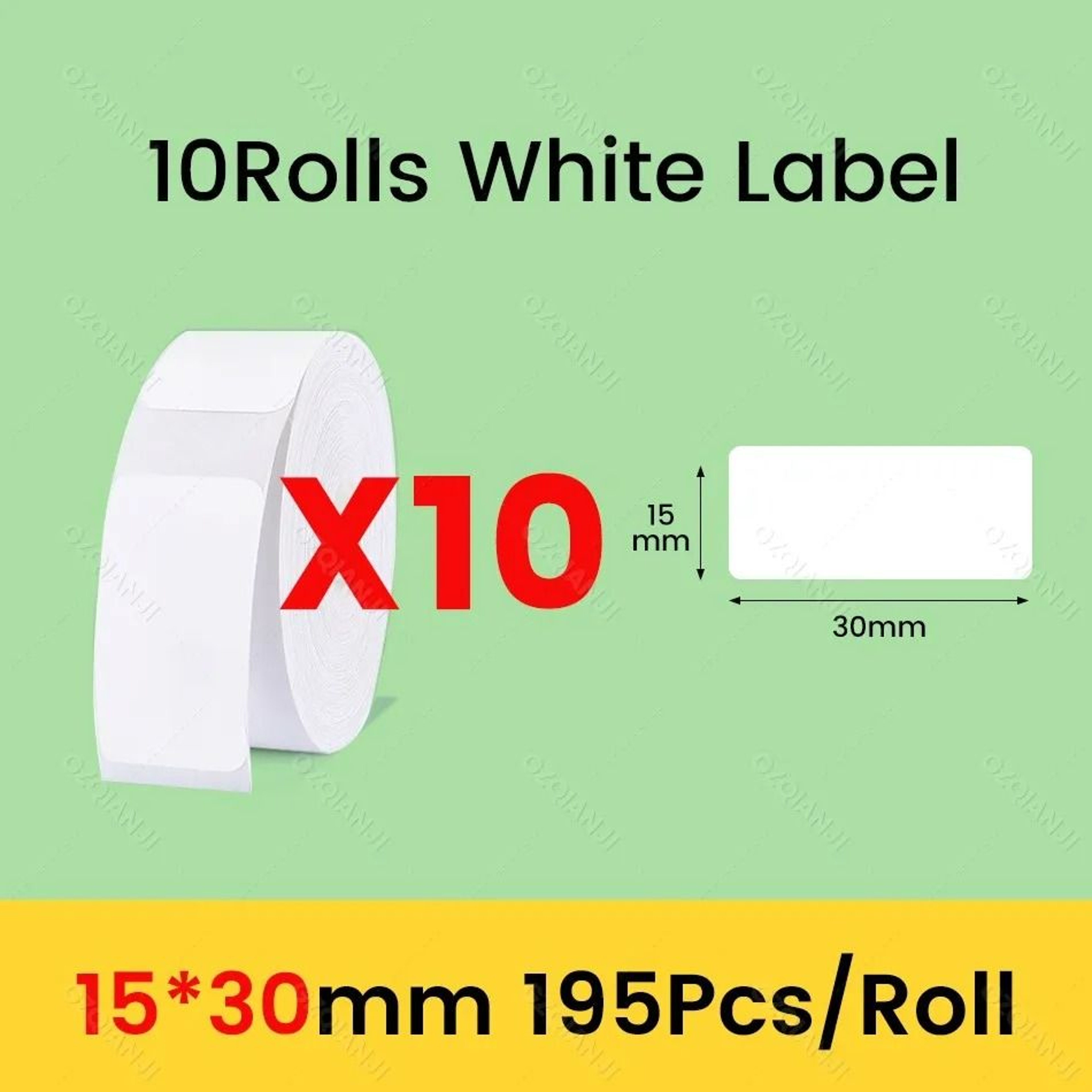 Waterproof Direct Thermal Label Paper Rolls Various Sizes  MultiPacks 6