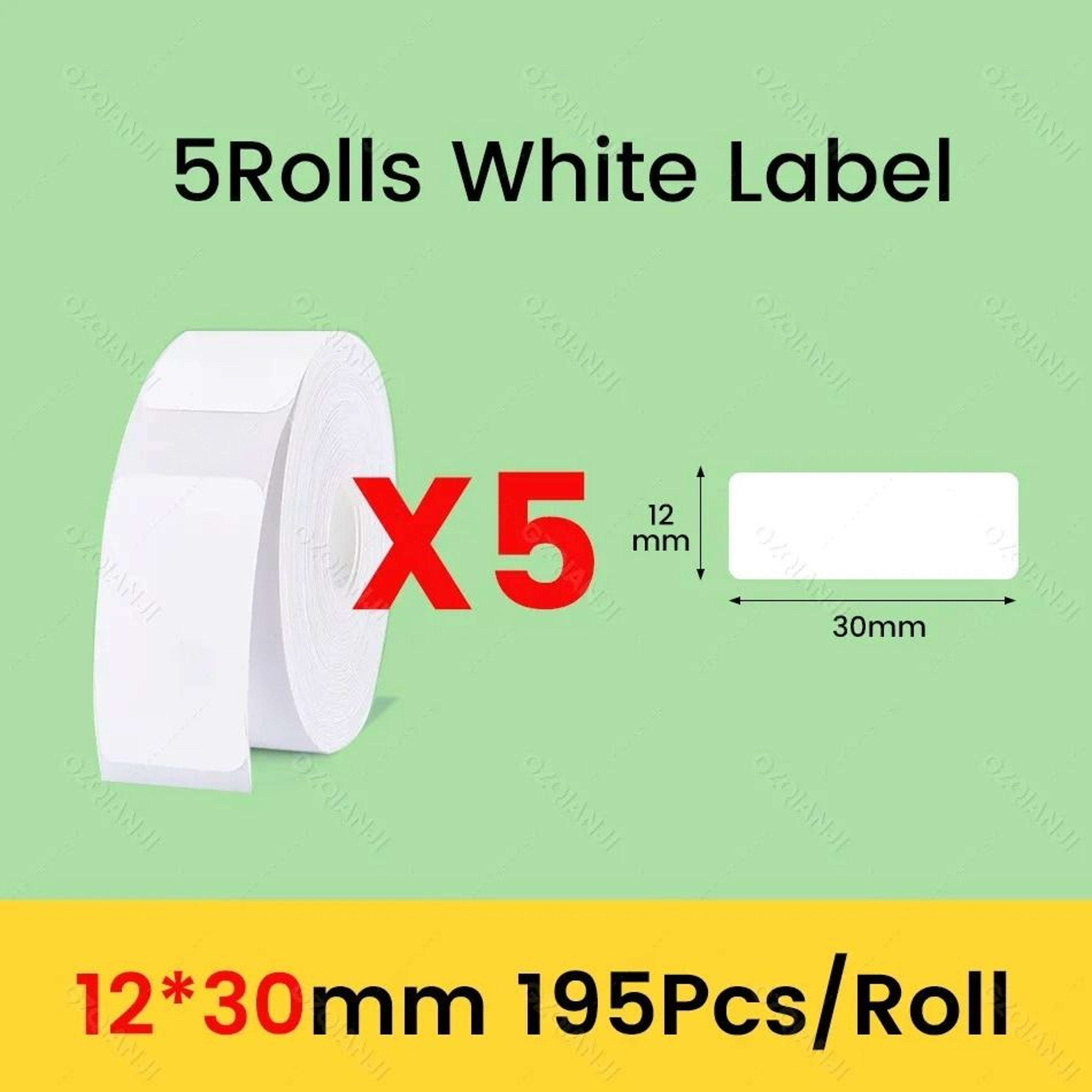 Waterproof Direct Thermal Label Paper Rolls Various Sizes  MultiPacks 19