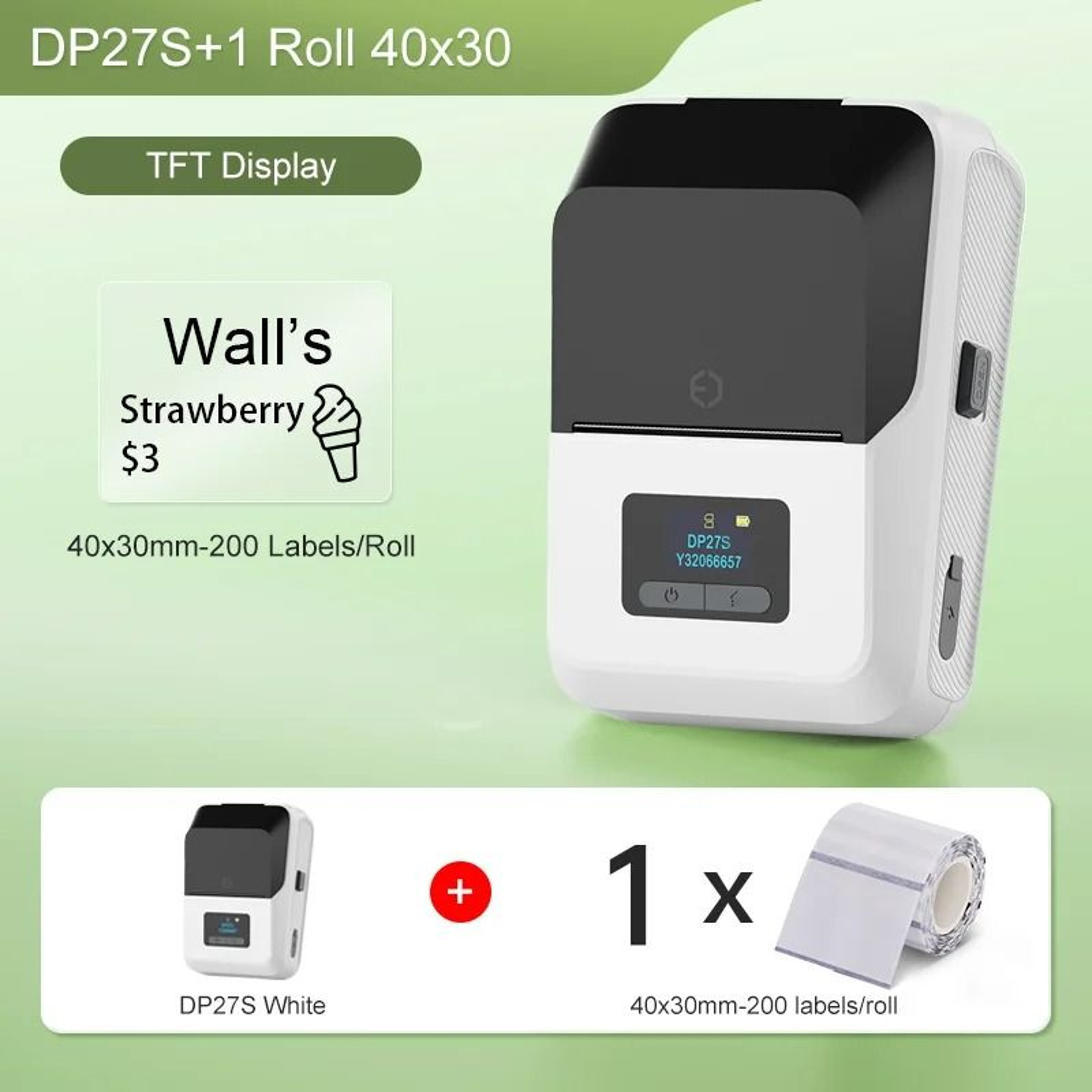 2Inch Portable Wireless Thermal Label Printer 10