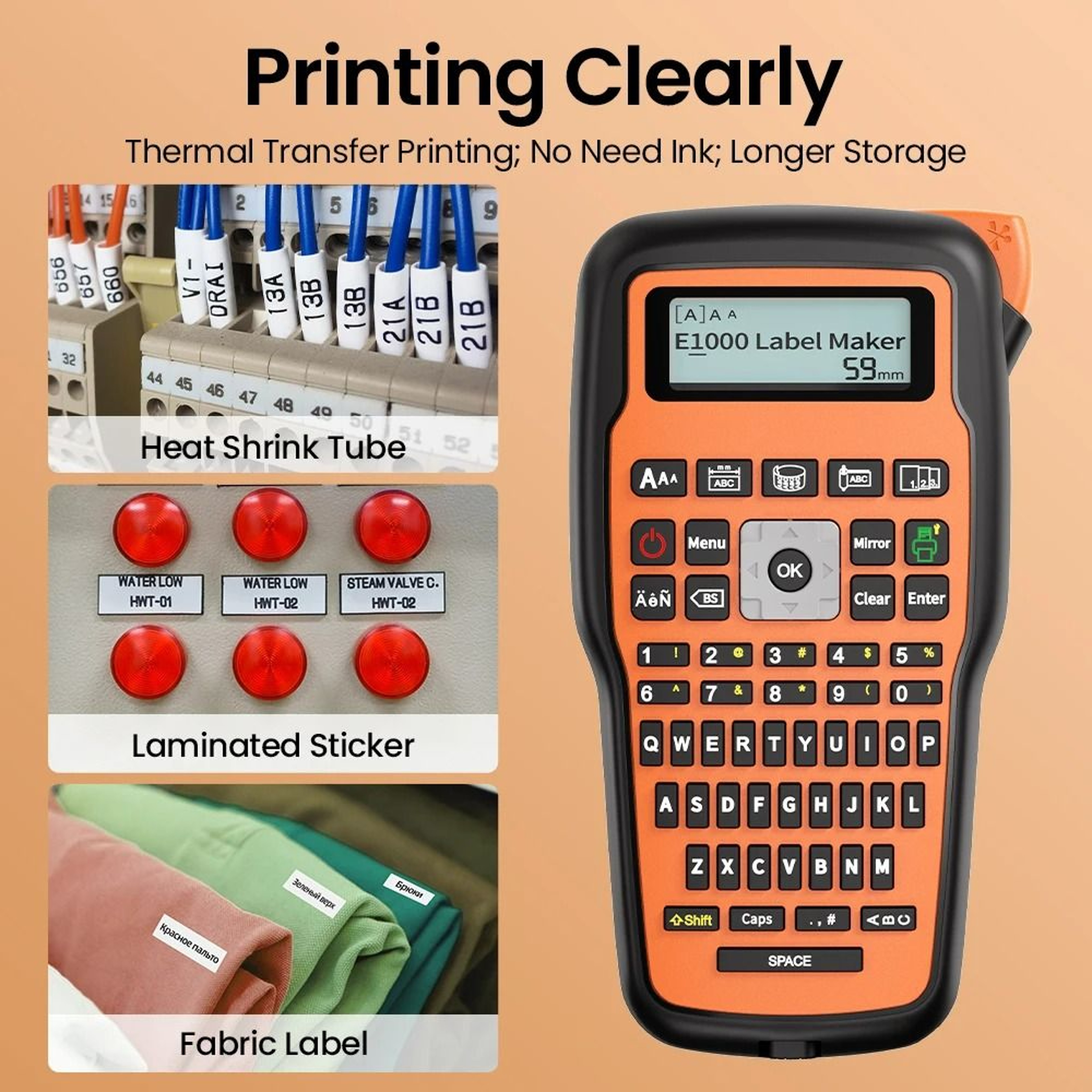 Handheld Industrial Portable Label Printer 2