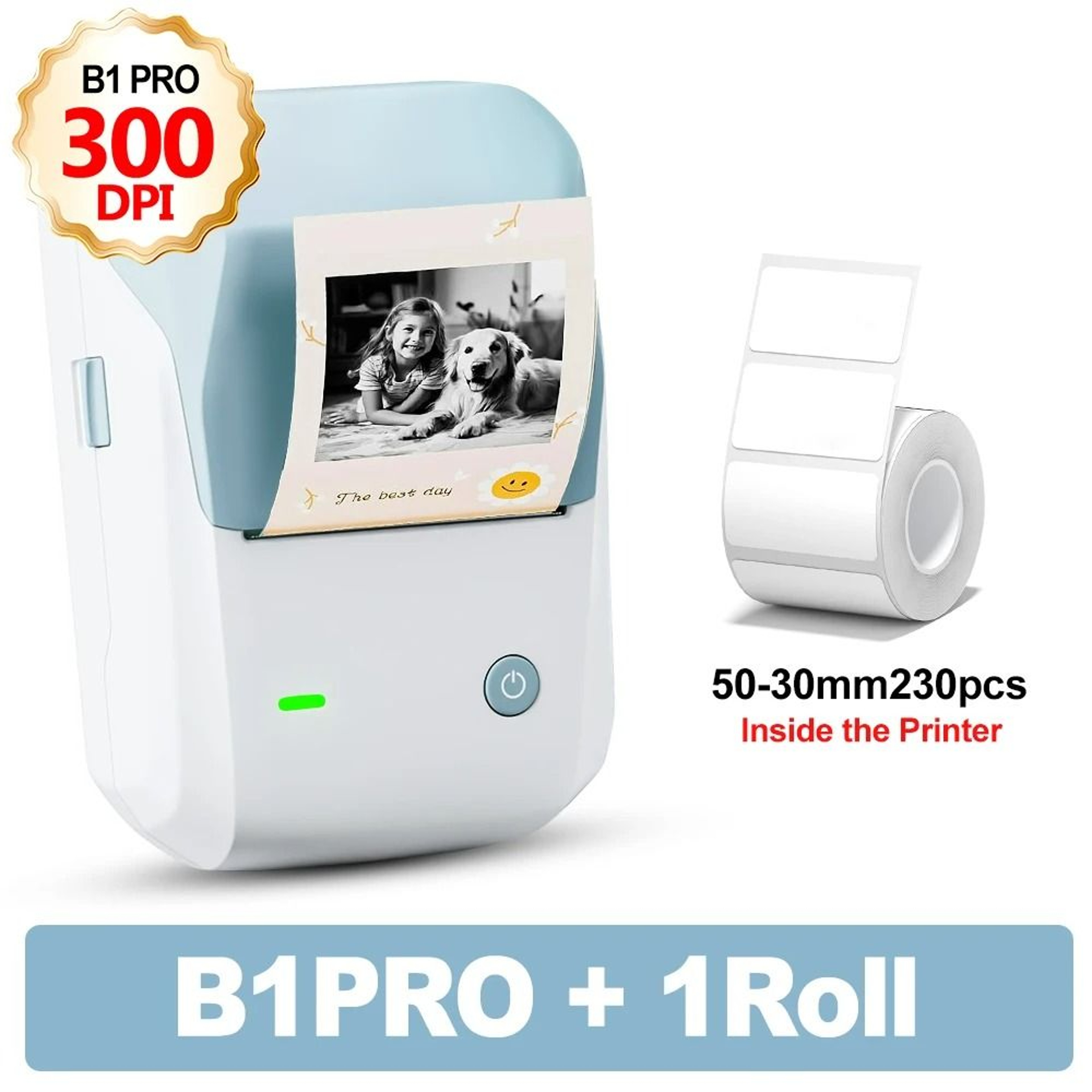 Wireless 2Inch HighDefinition Thermal Label Printer 7