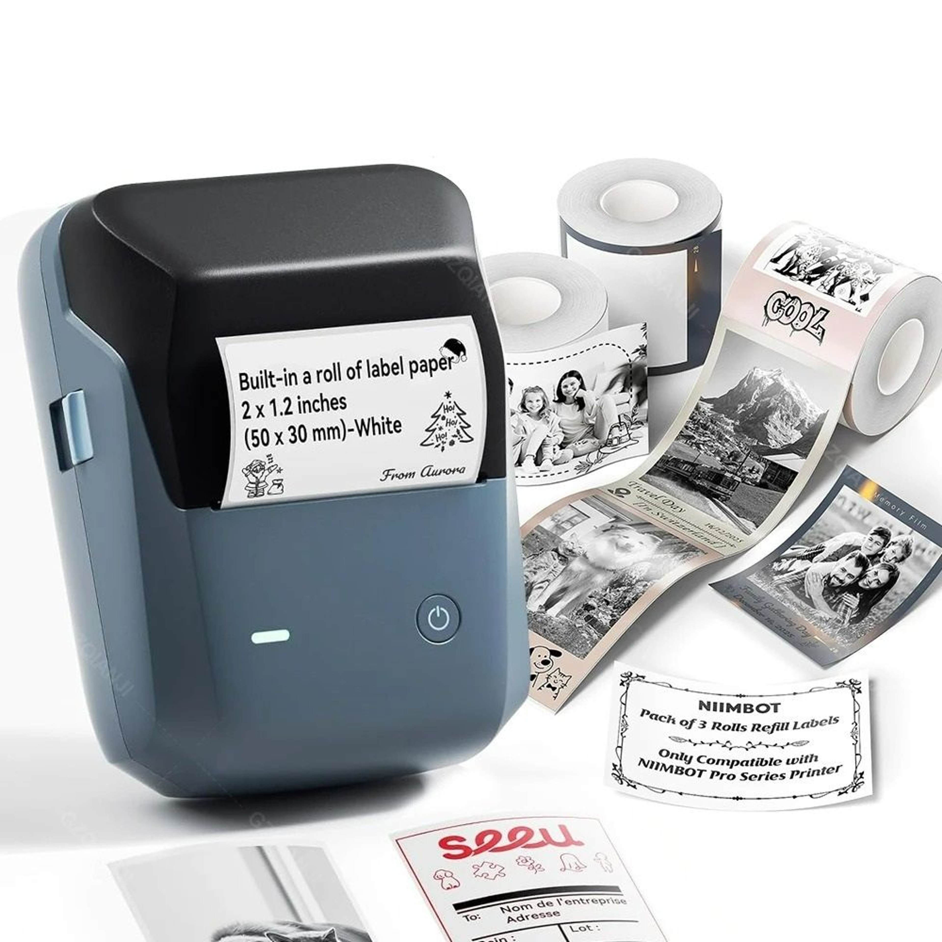 Wireless 2Inch HighDefinition Thermal Label Printer 0