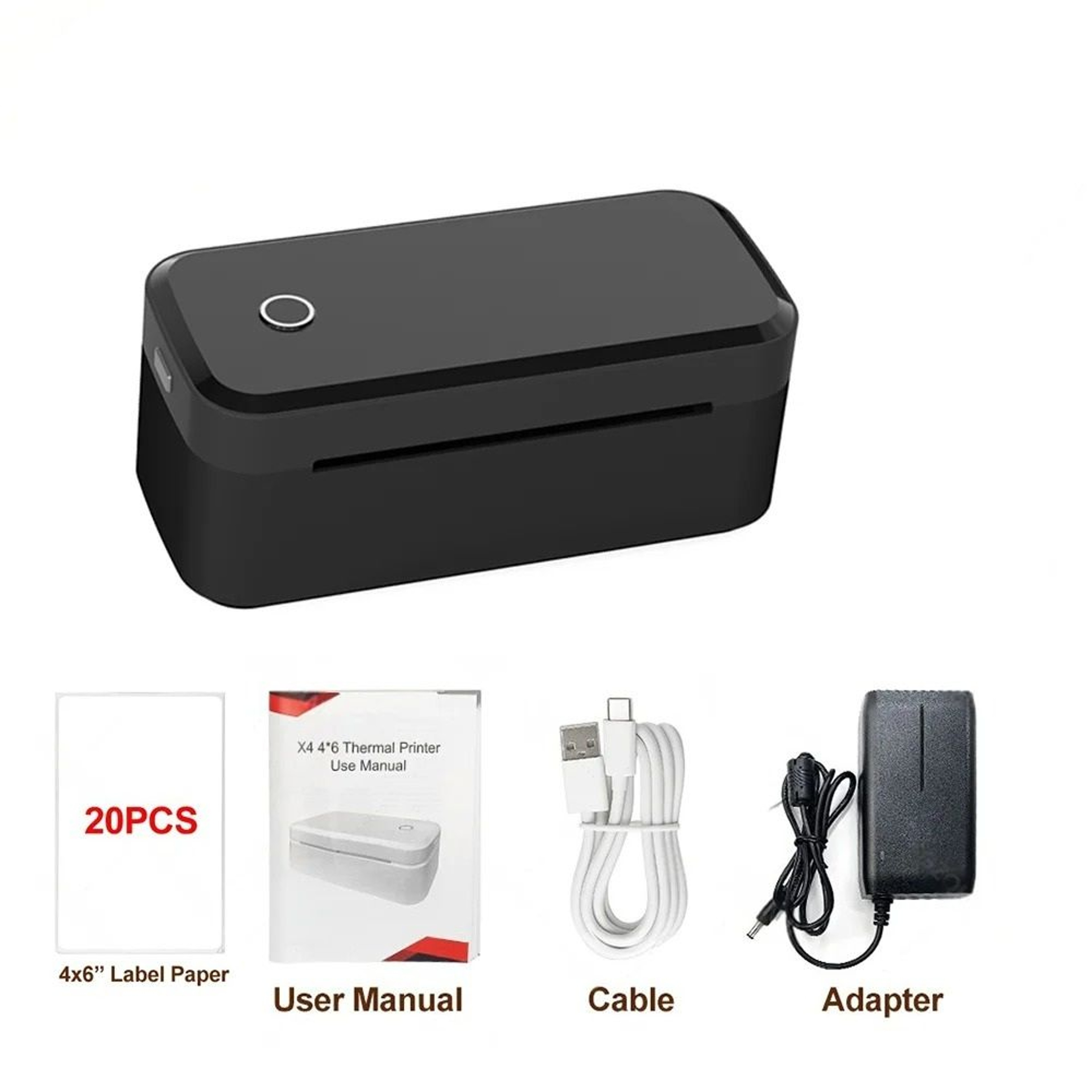 4 In Wireless Bluetooth Desktop Thermal Shipping Label Printer 11