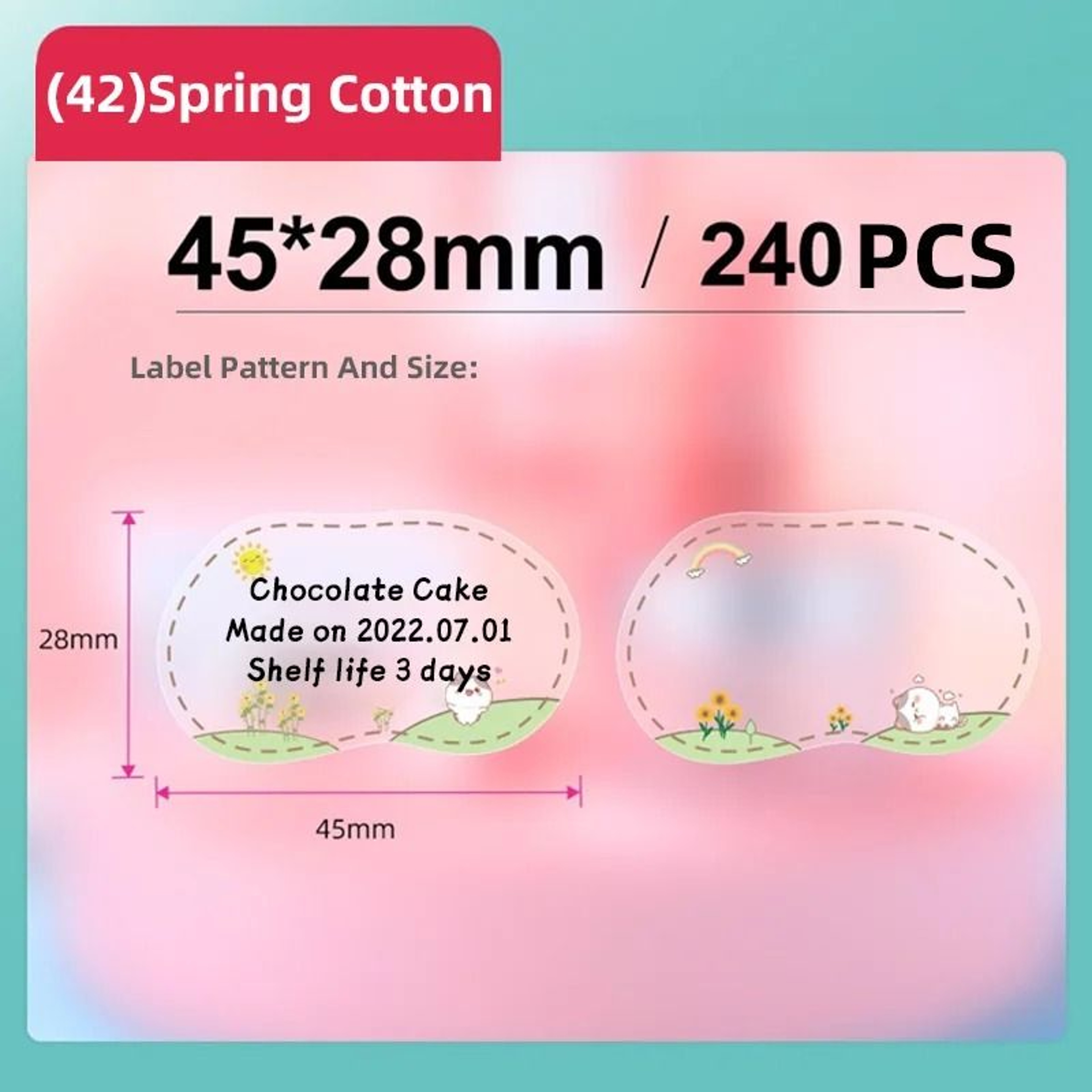 Waterproof Direct Thermal Transparent Label Paper Rolls 10