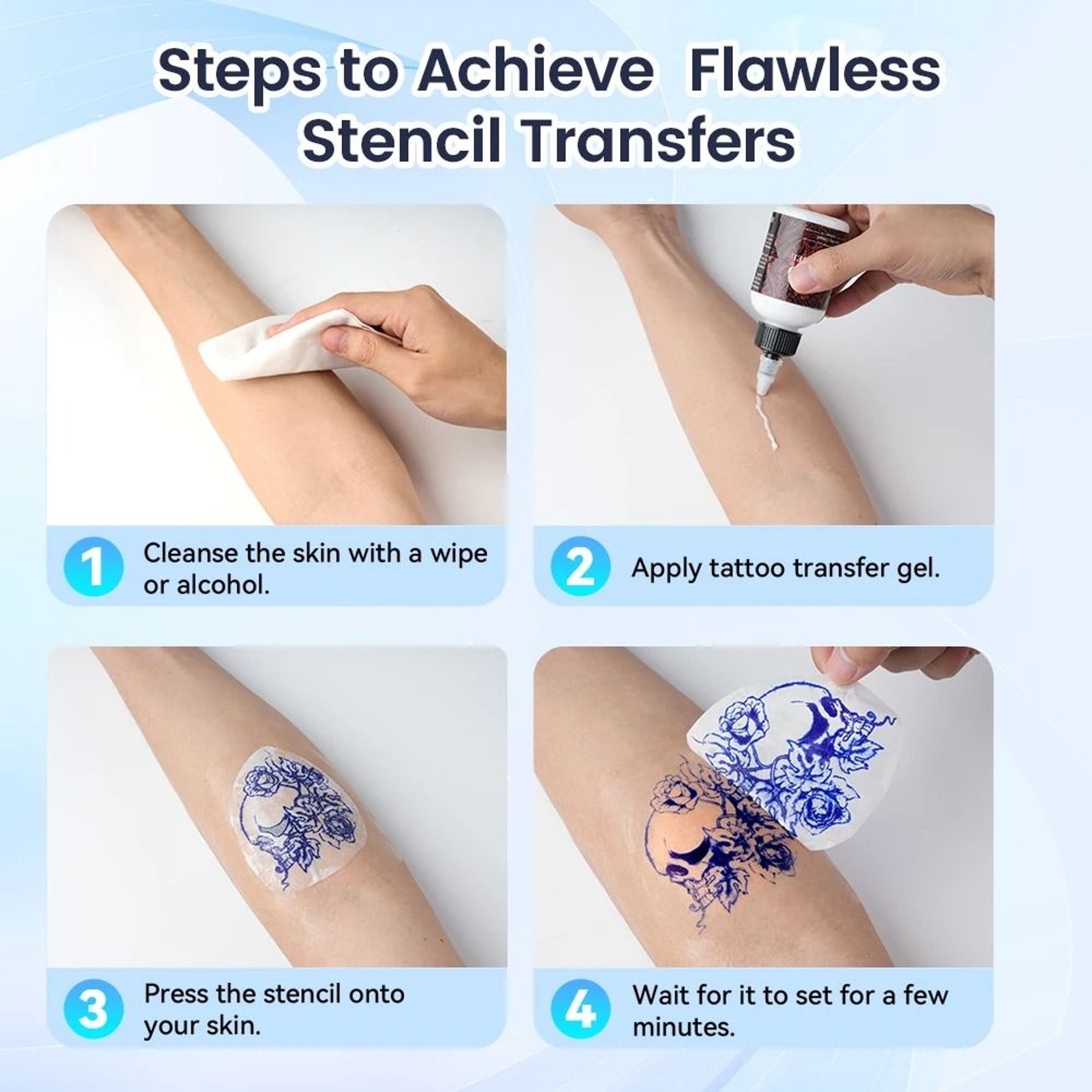 Tattoo Stencil Thermal Transfer Paper Sheets 100 Sheets 3