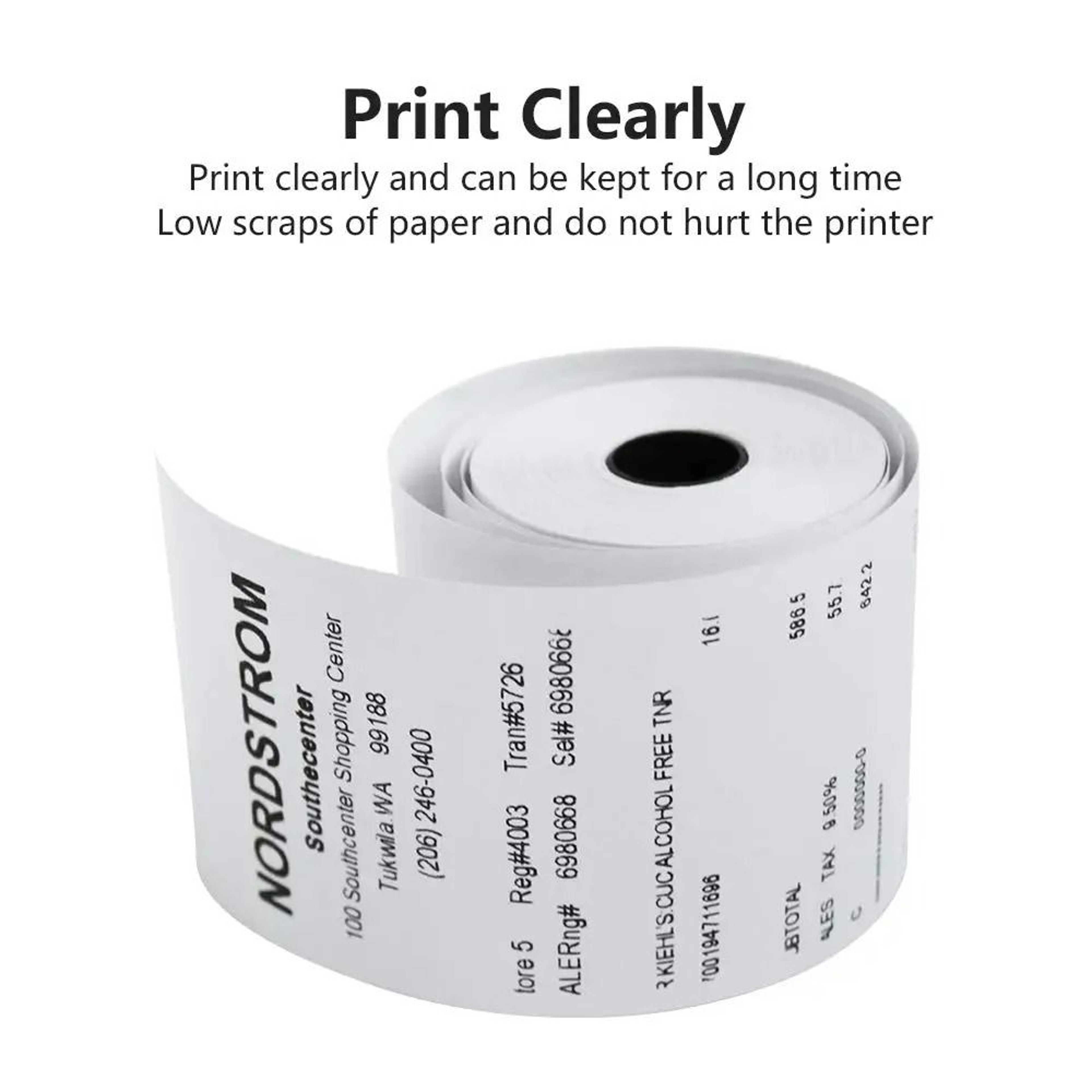 58mm  80mm Commercial Thermal Receipt Paper Rolls 10 Rolls Per Case 2