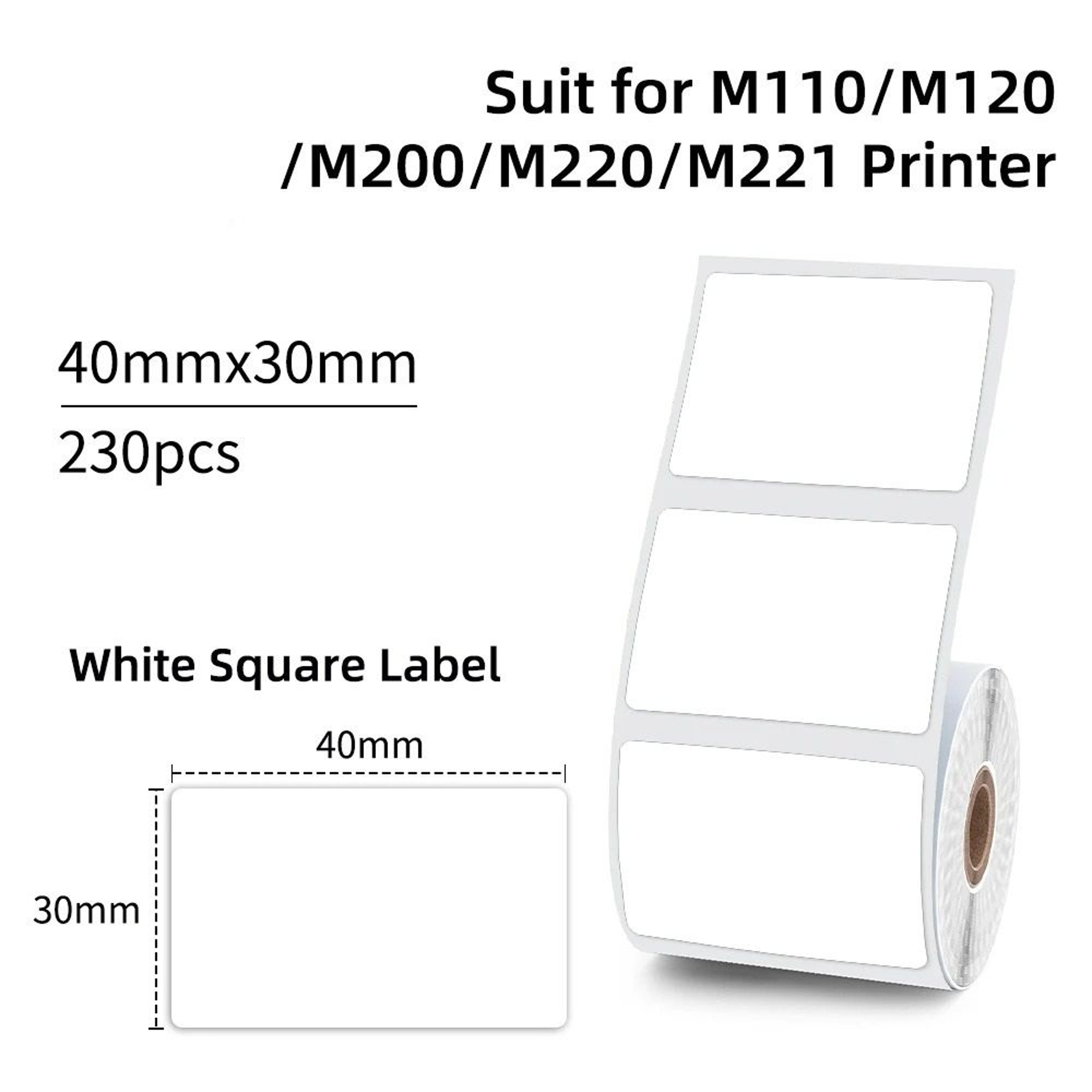 Portable Wireless Bluetooth Thermal Label Printer Set 12