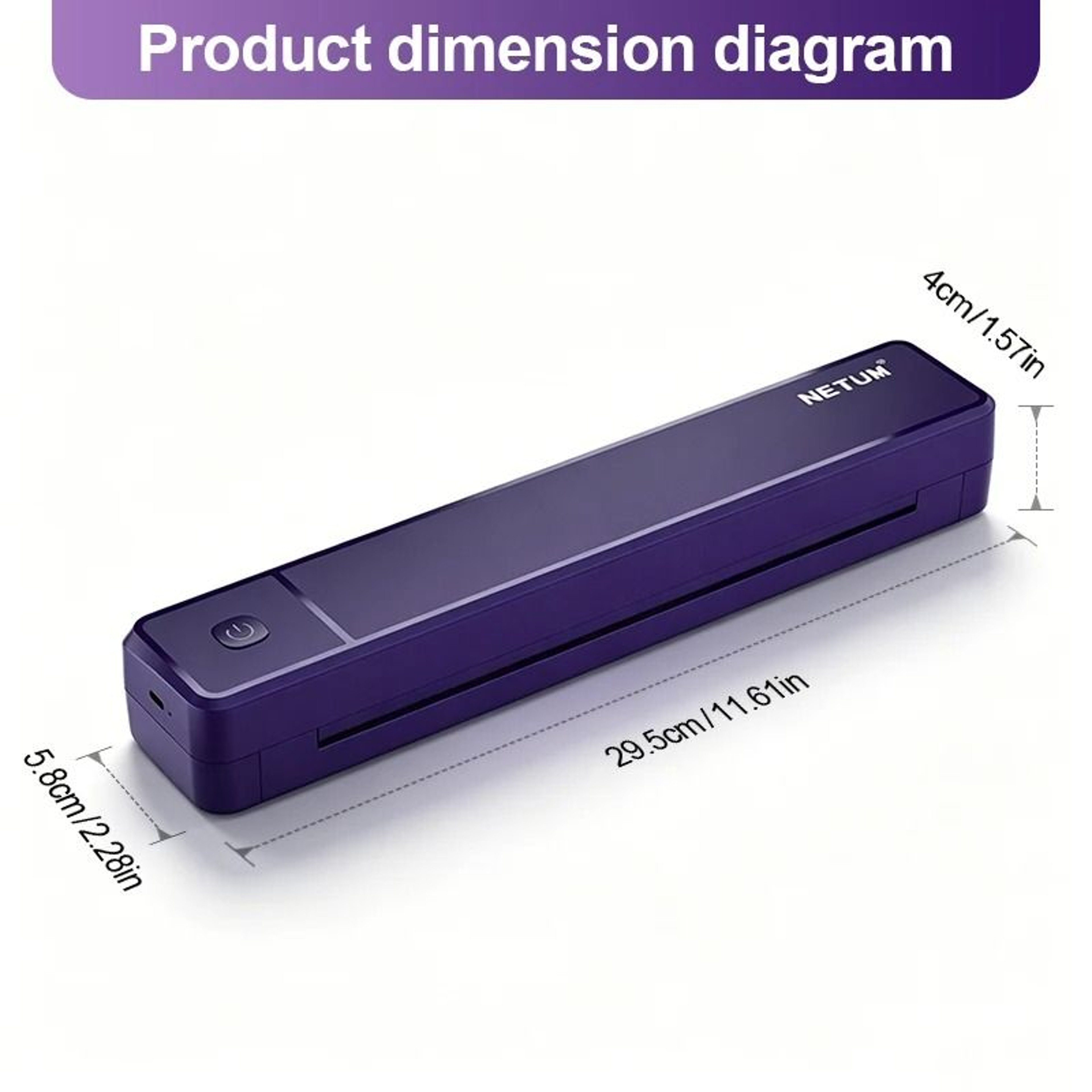 A4 Portable Thermal Stencil  Document Printer Set 5