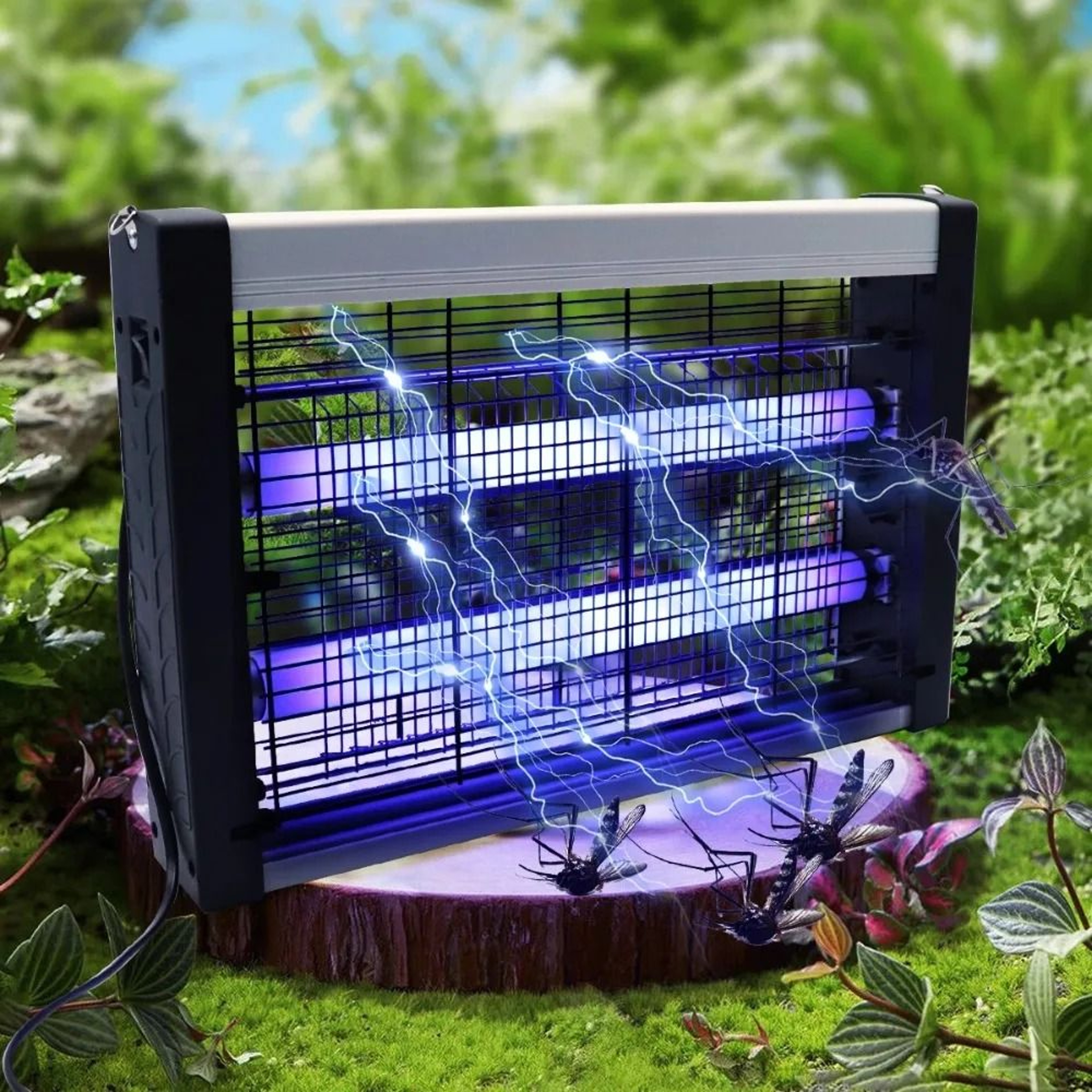 Rechargeable WallMounted UV Electric Mosquito Killer Lamp 2W  4W  6W 4
