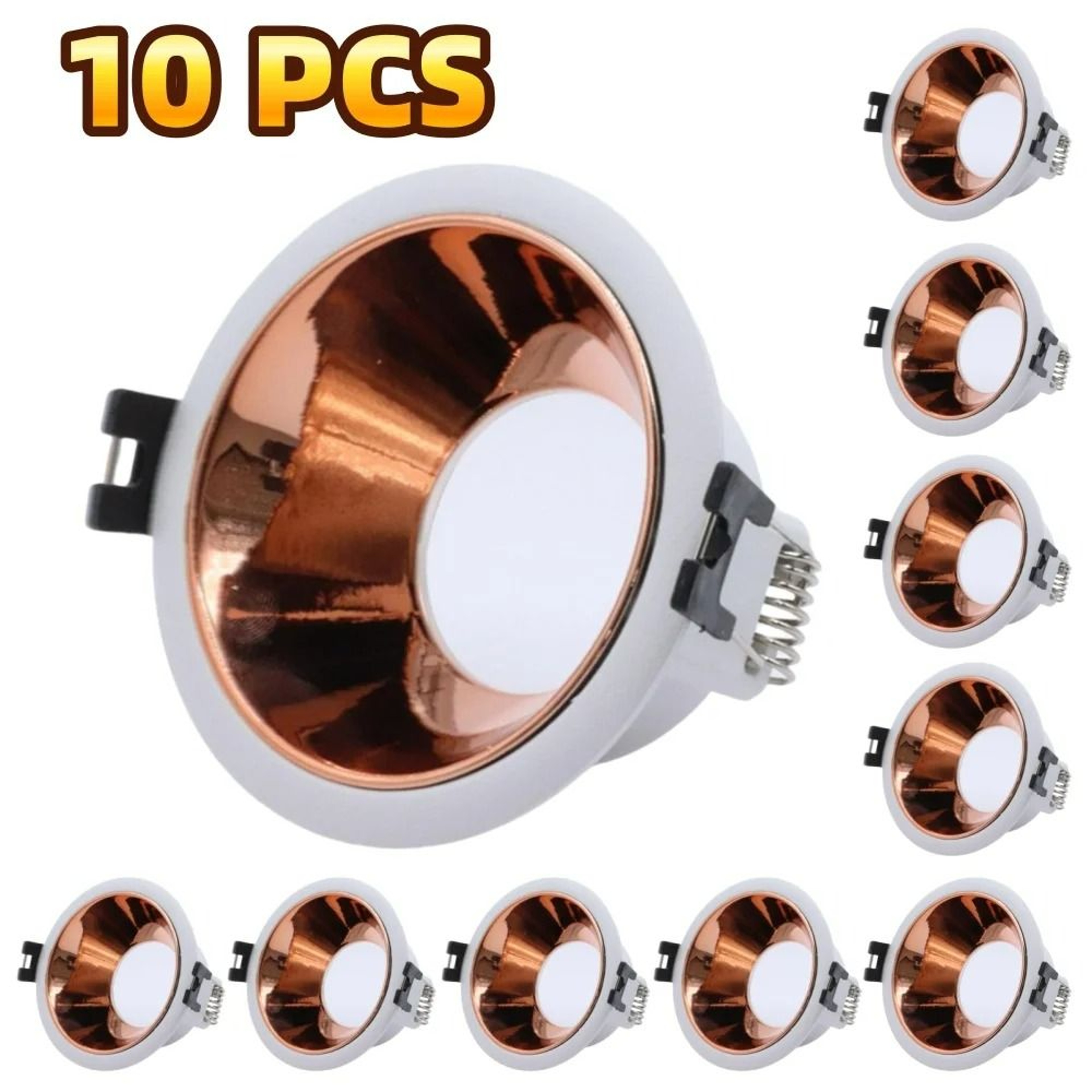 Recessed LED Downlight Trim Ring Housing 10Pack 4